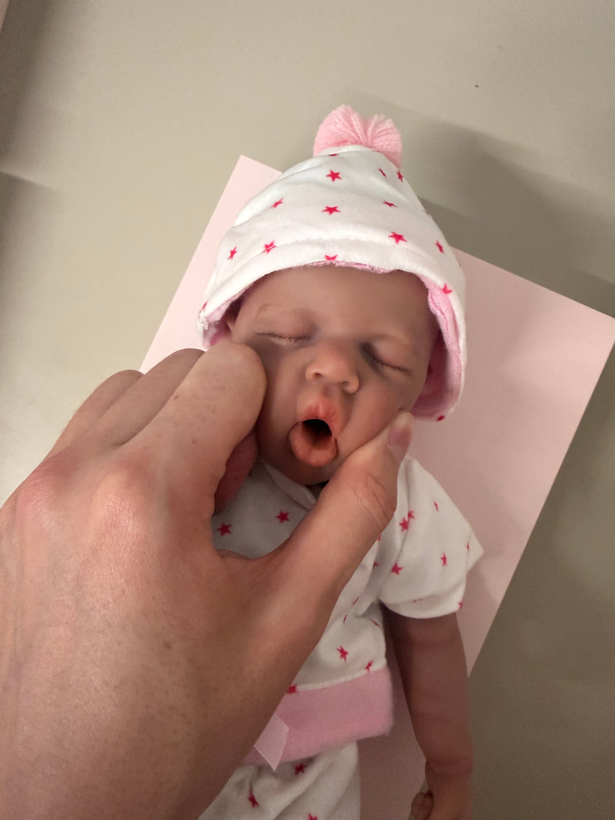 33cm Full Body Silicone Reborn Baby Girl – Mini LUCINDA (Dark Skin)| Dollsy