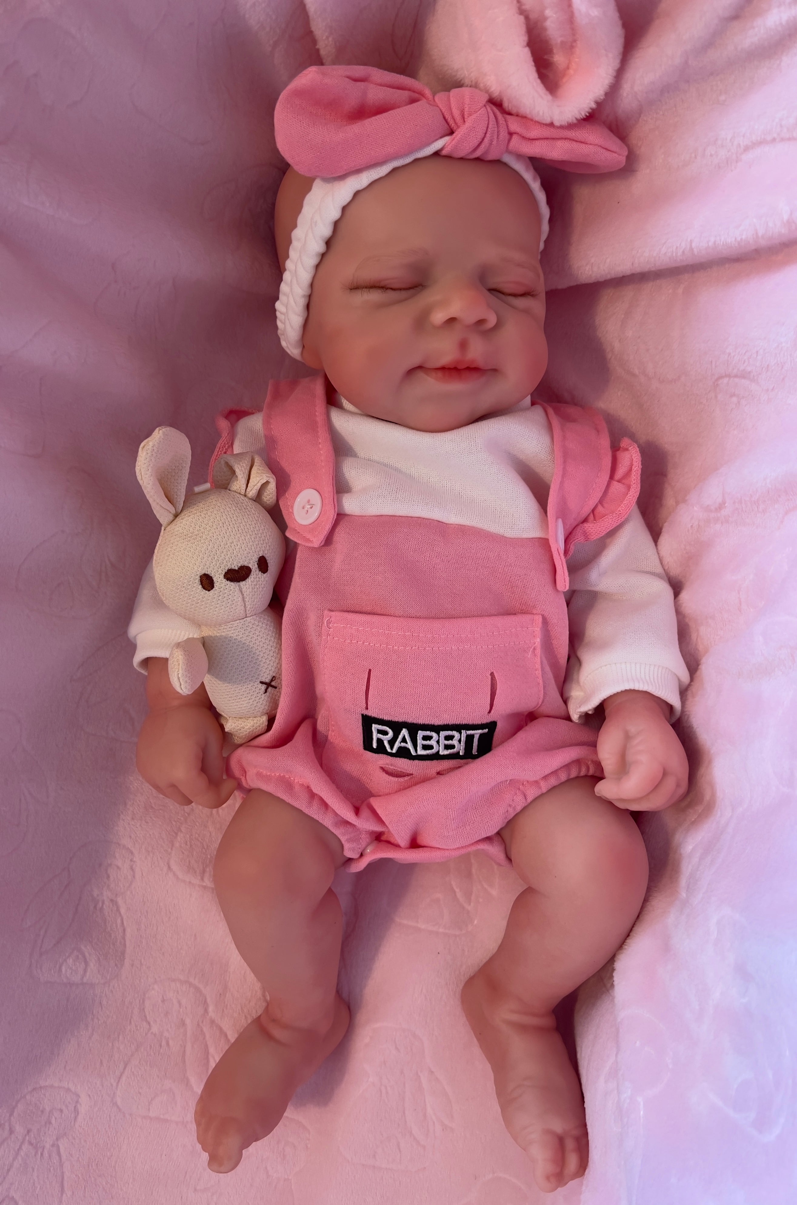 MIA - Realistic 100% Silicone Reborn Baby Doll 47cm, Squishy & Floppy