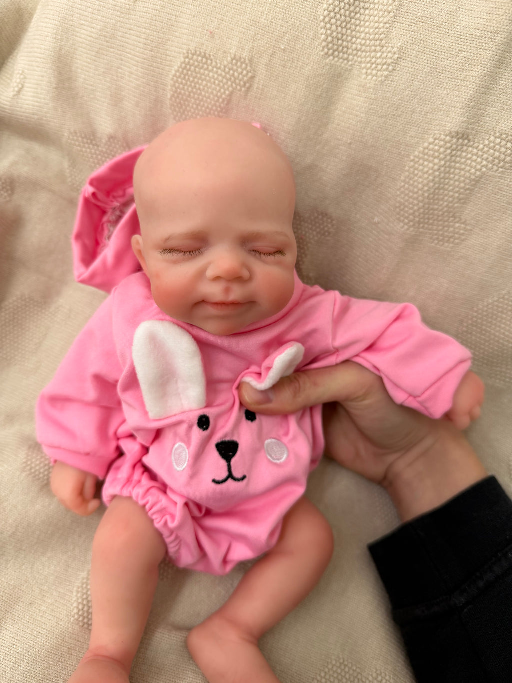 Mini MIA - Realistic 100% Silicone Reborn Baby Doll 33cm, Squishy & Floppy