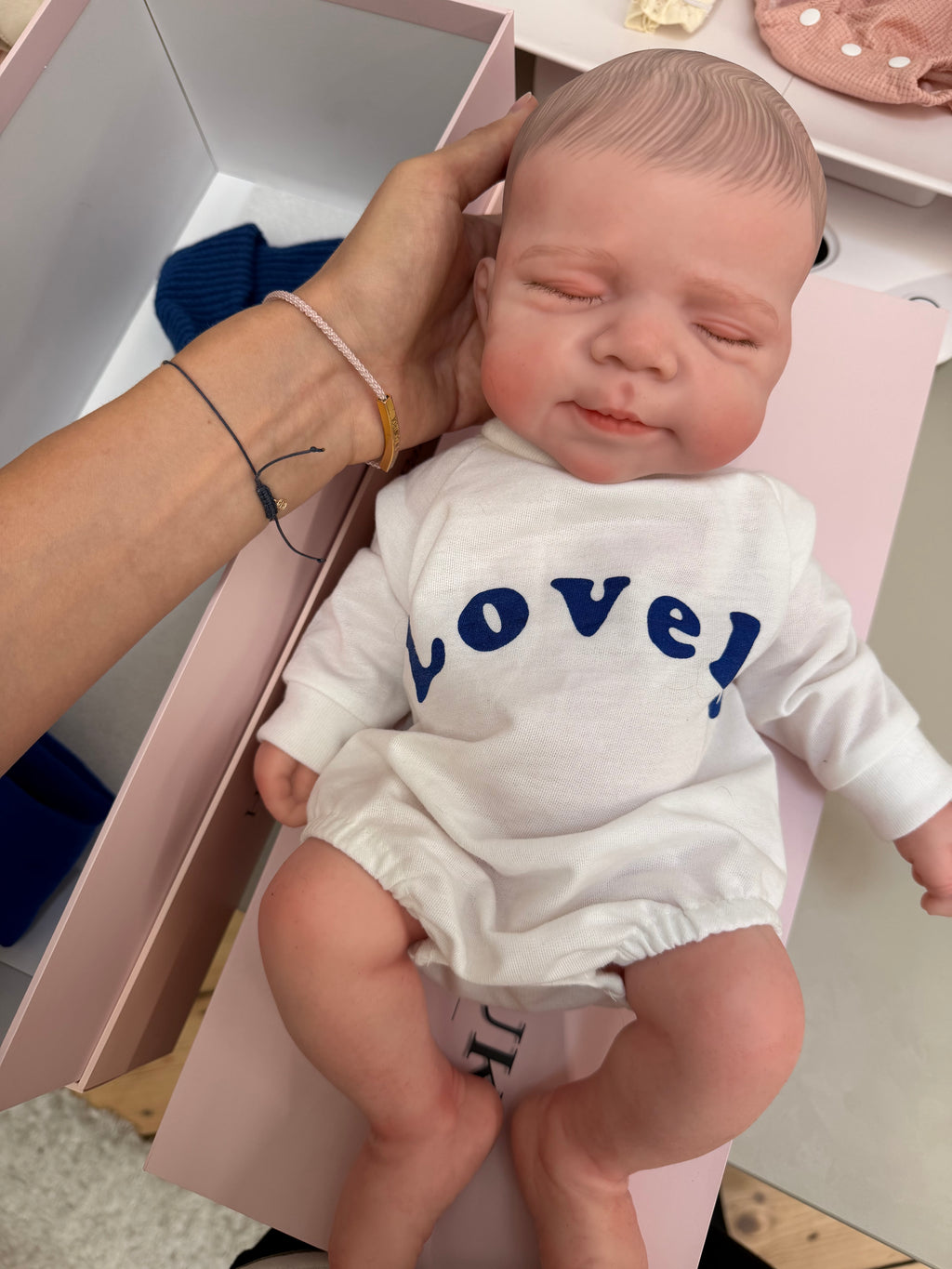 47cm Full Body Silicone Reborn Baby Boy with Painted Hair – JACK | Dollsy