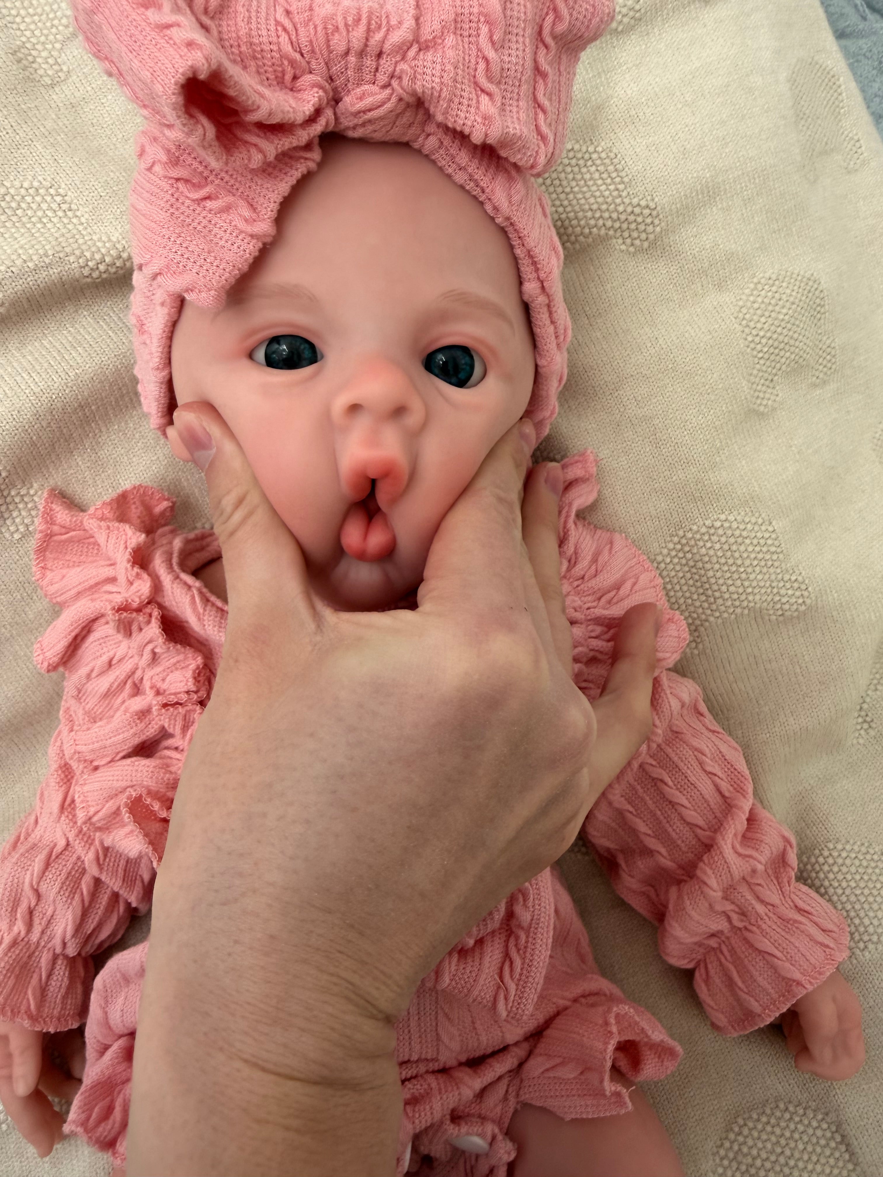 KIM - Realistic 100% Silicone Reborn Baby Doll 47cm, Squishy & Floppy