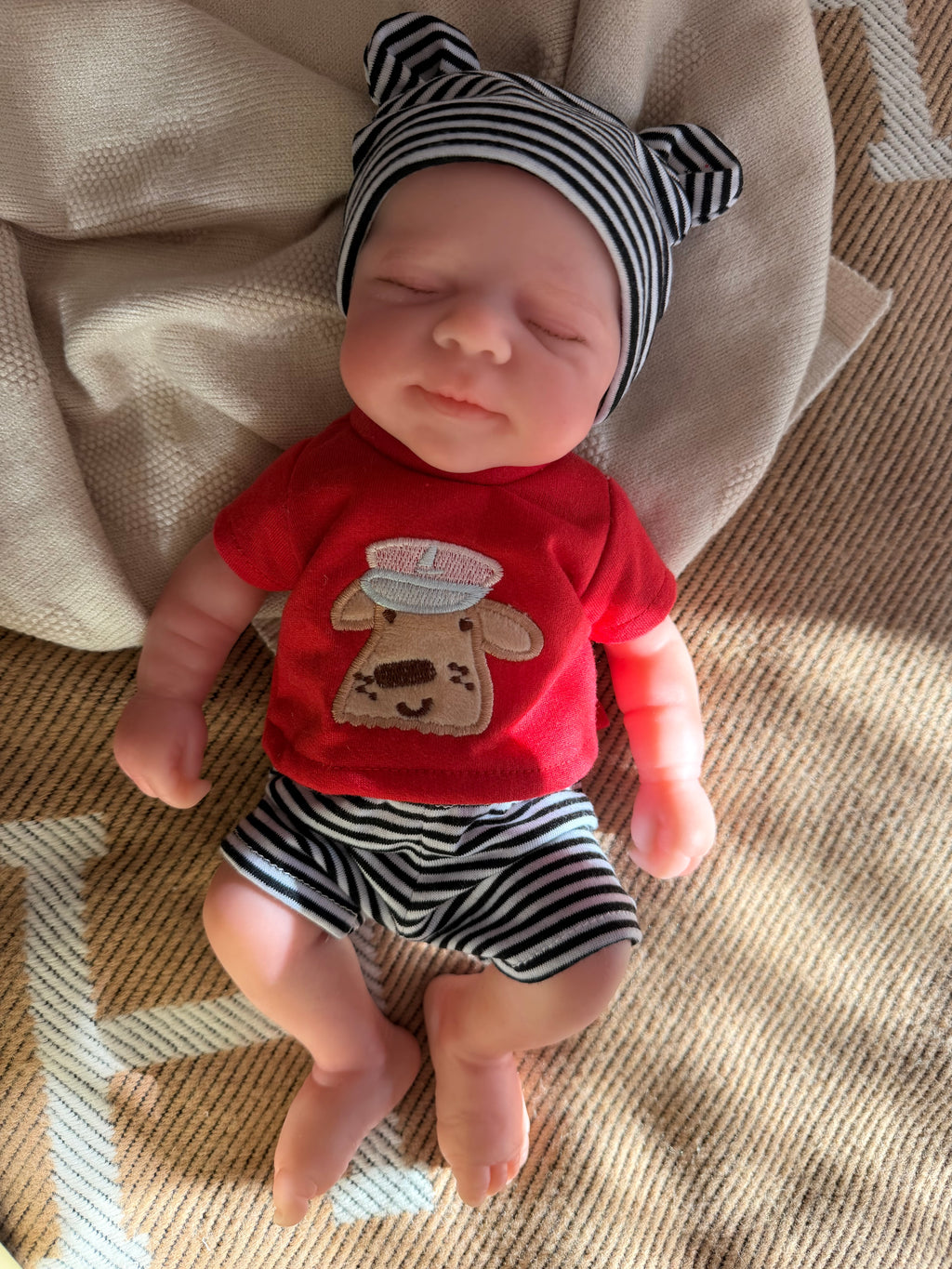 Mini JACK - Realistic 100% Silicone Reborn Baby Doll Boy 33cm, Squishy & Floppy