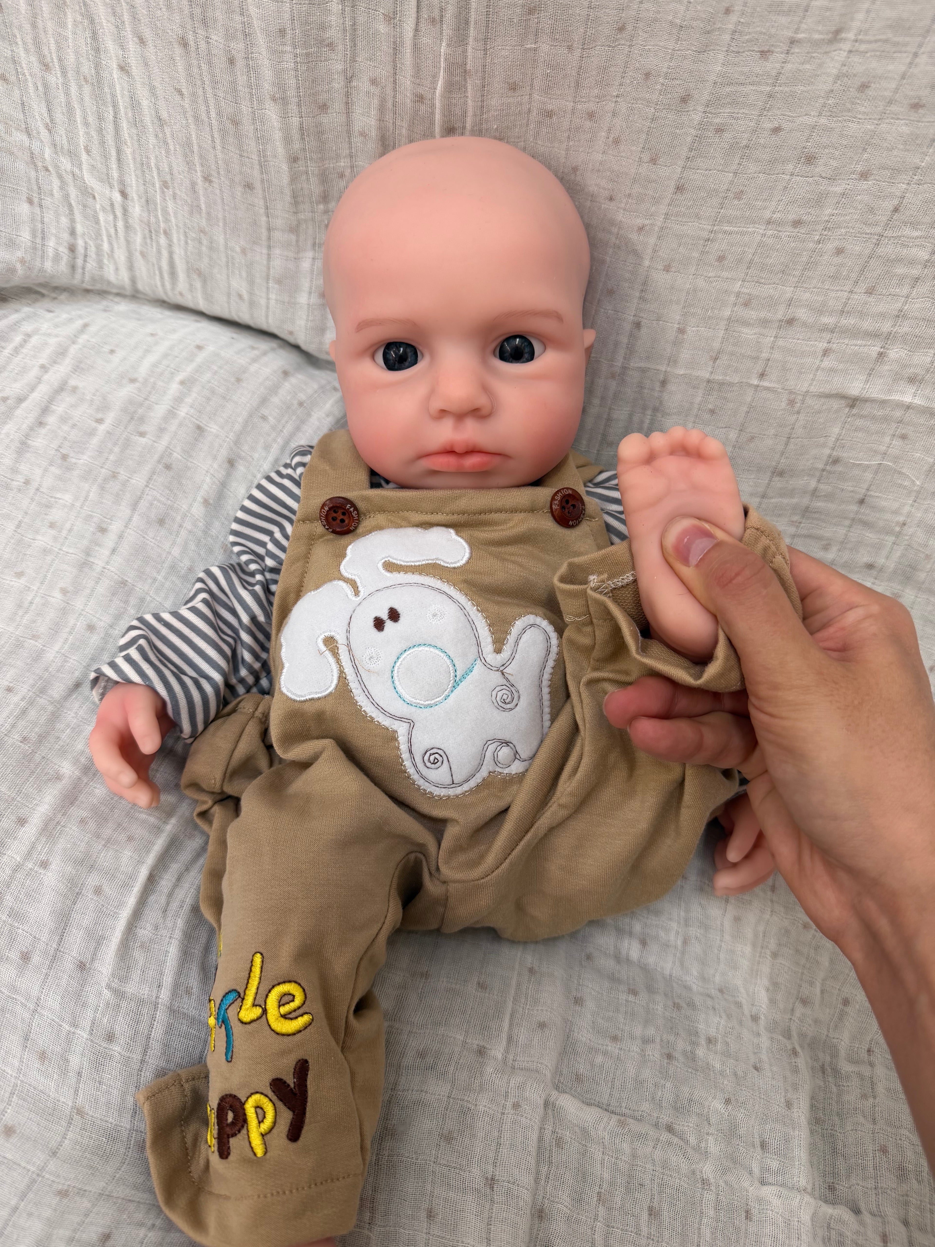 47cm Floppy Full Body Silicone Reborn Baby Boy – OLIVER | Dollsy