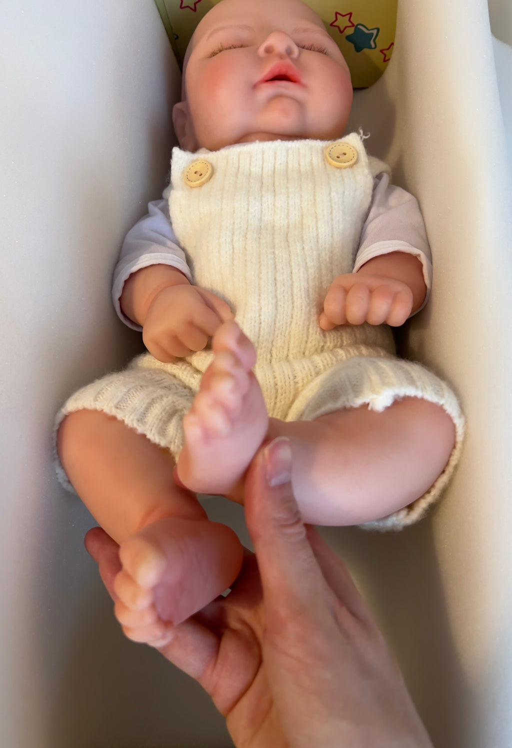 SUNNY - Realistic 100% Silicone Reborn Baby Doll 47cm, Squishy & Floppy