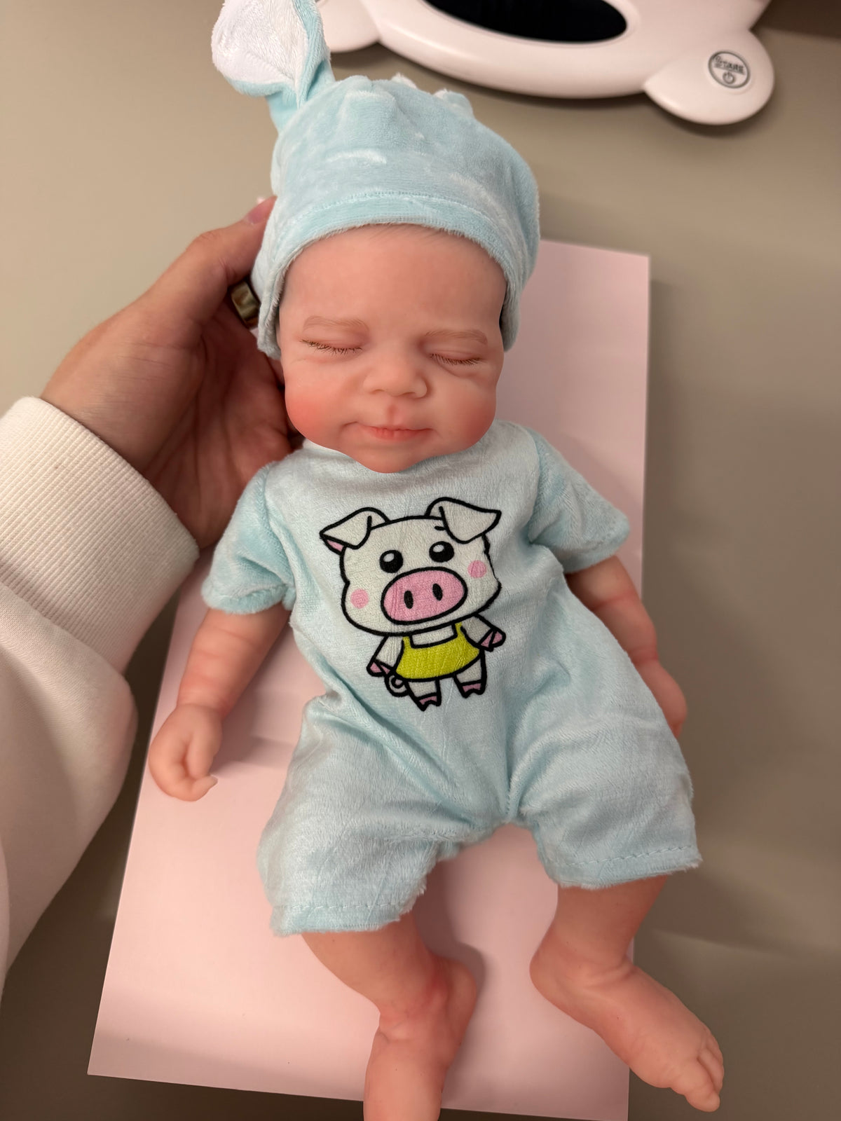 33cm Full Body Silicone Reborn Baby Boy – Mini JACK (with painted hair)| Dollsy