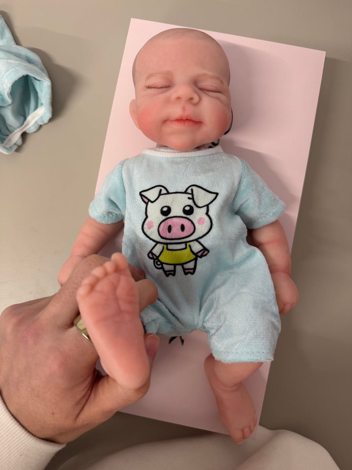33cm Full Body Silicone Reborn Baby Boy – Mini JACK (with painted hair)| Dollsy