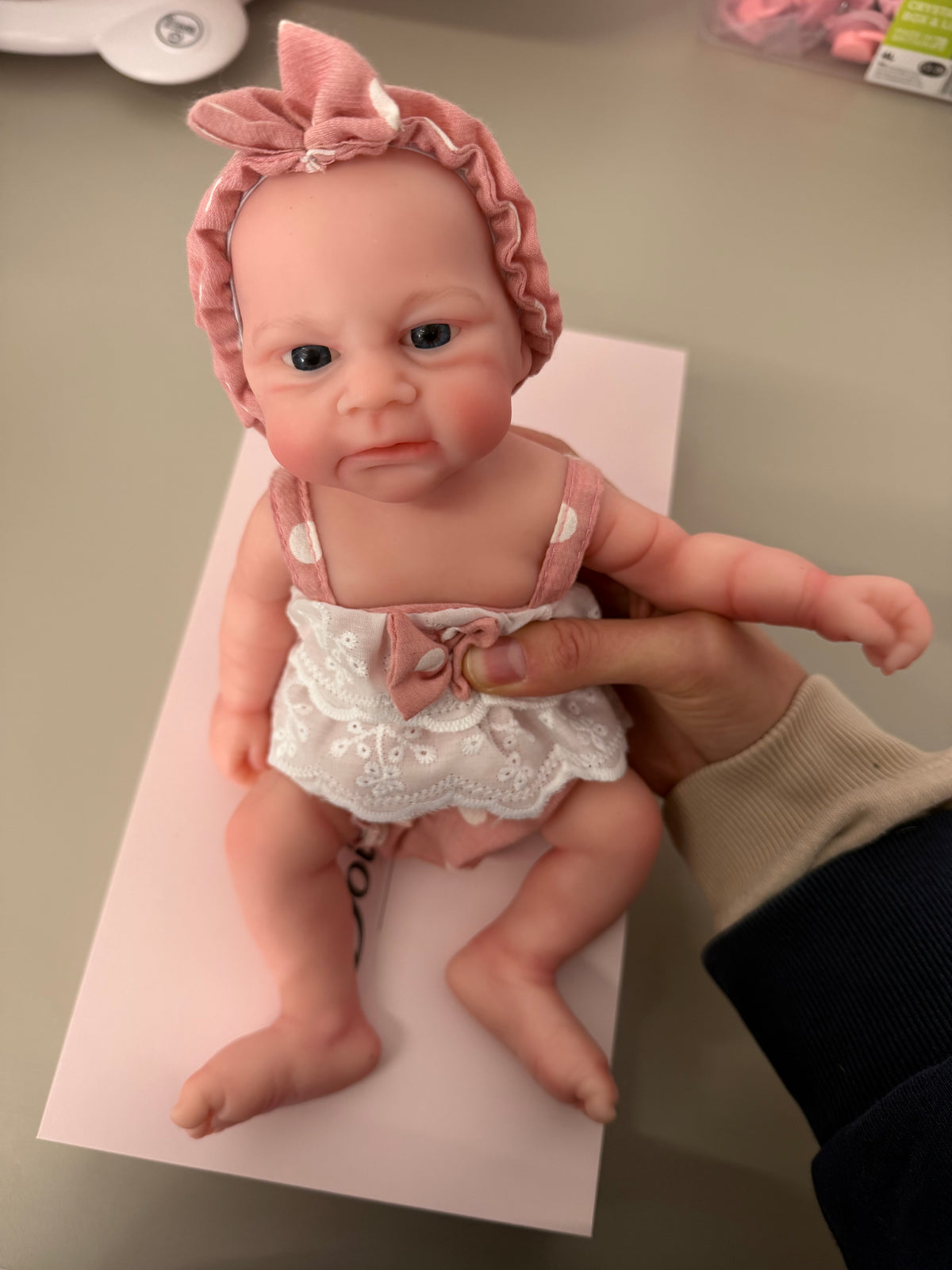 33cm Full Body Silicone Reborn Baby Girl – Mini Karen | Dollsy