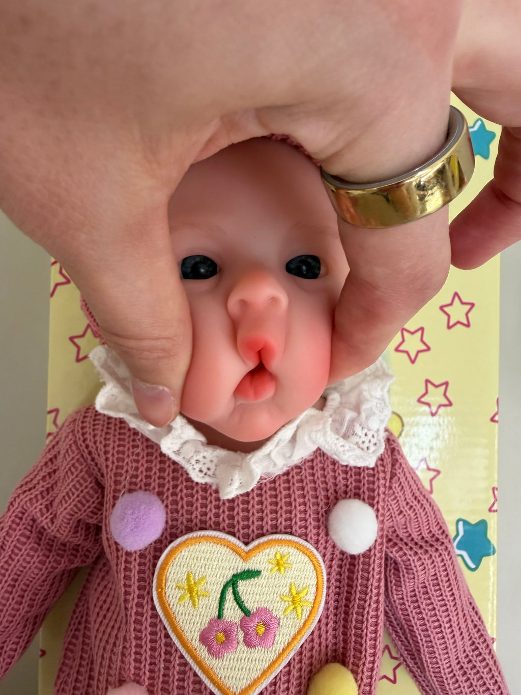 Mini KIM - Realistic 100% Silicone Reborn Baby Doll 33cm, Squishy & Floppy