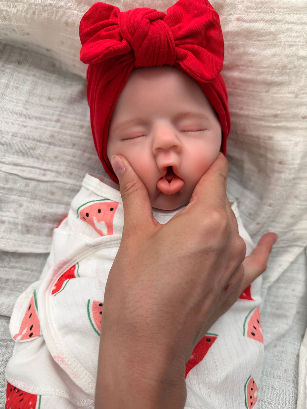 45cm Floppy Full Body Silicone Reborn Baby Girl – AVA | Dollsy