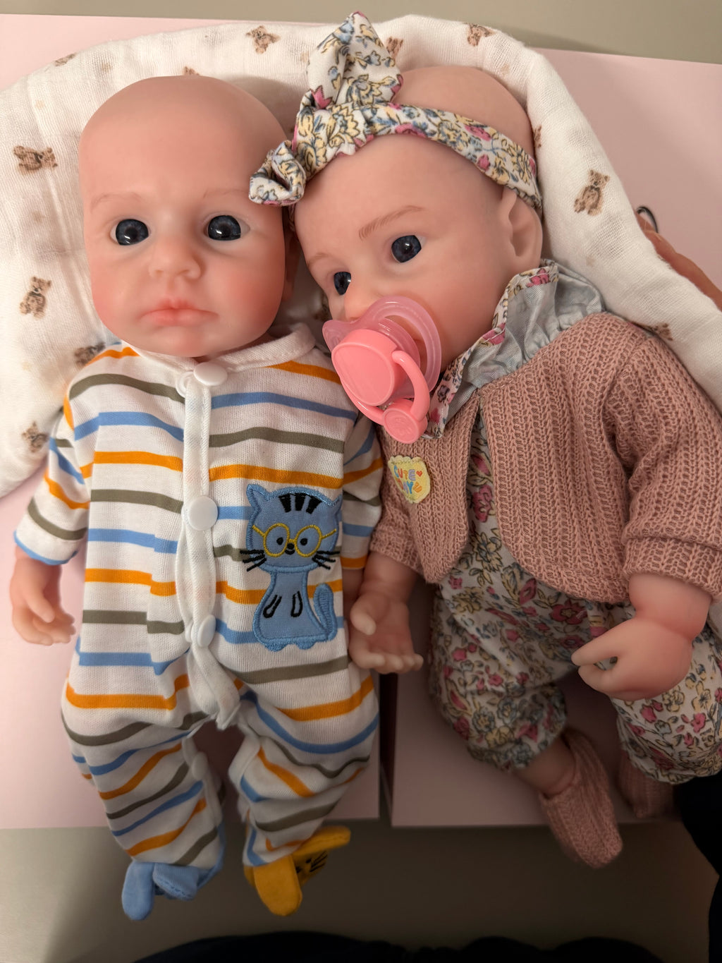 33cm Full Body Silicone Reborn Baby Boy & Girl – Mini ARLO & Mini KELLSY | Dollsy