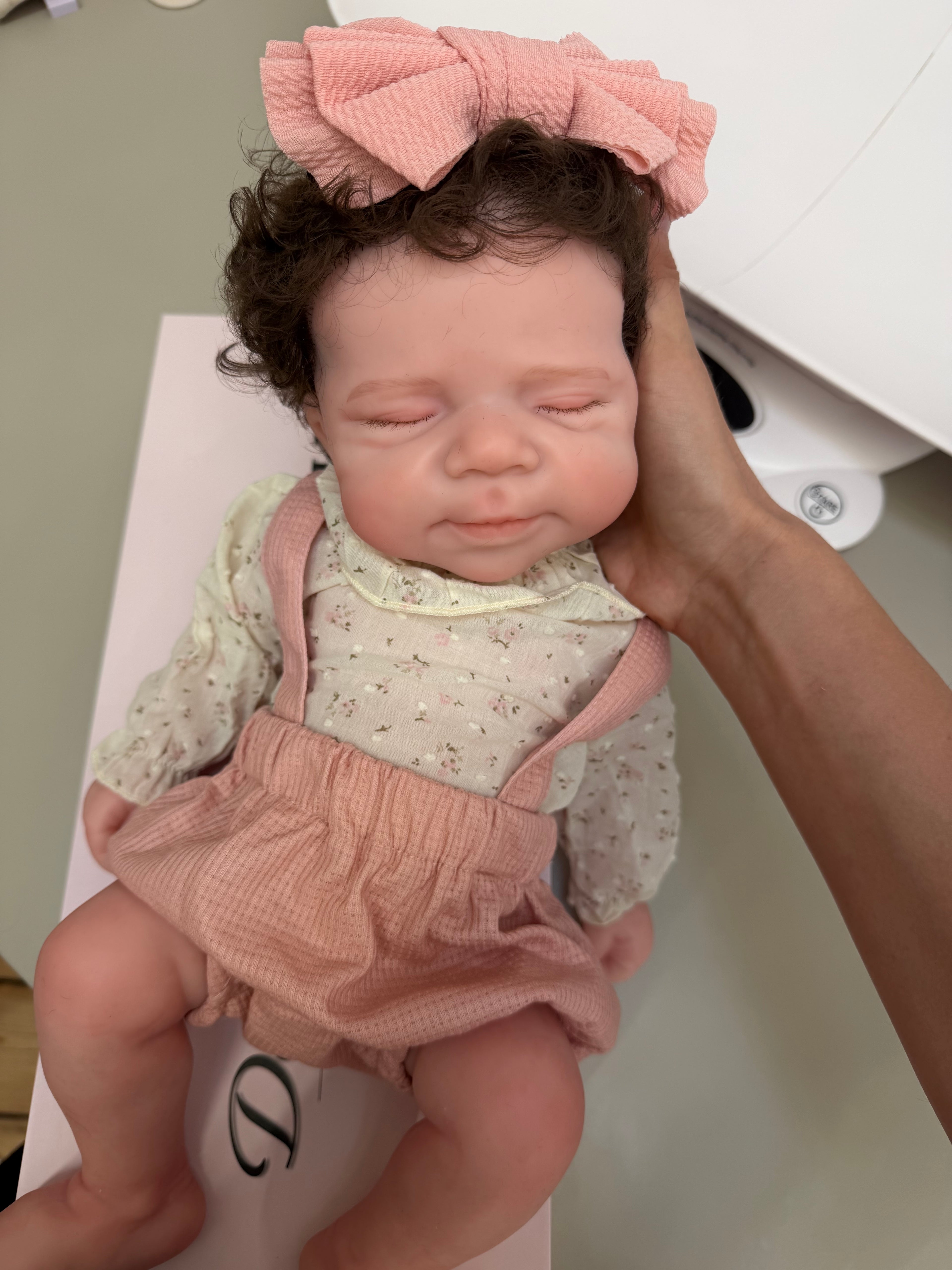47cm Full Body Silicone Reborn Baby Girl with Rooted Nylon Hair – MIA | Dollsy