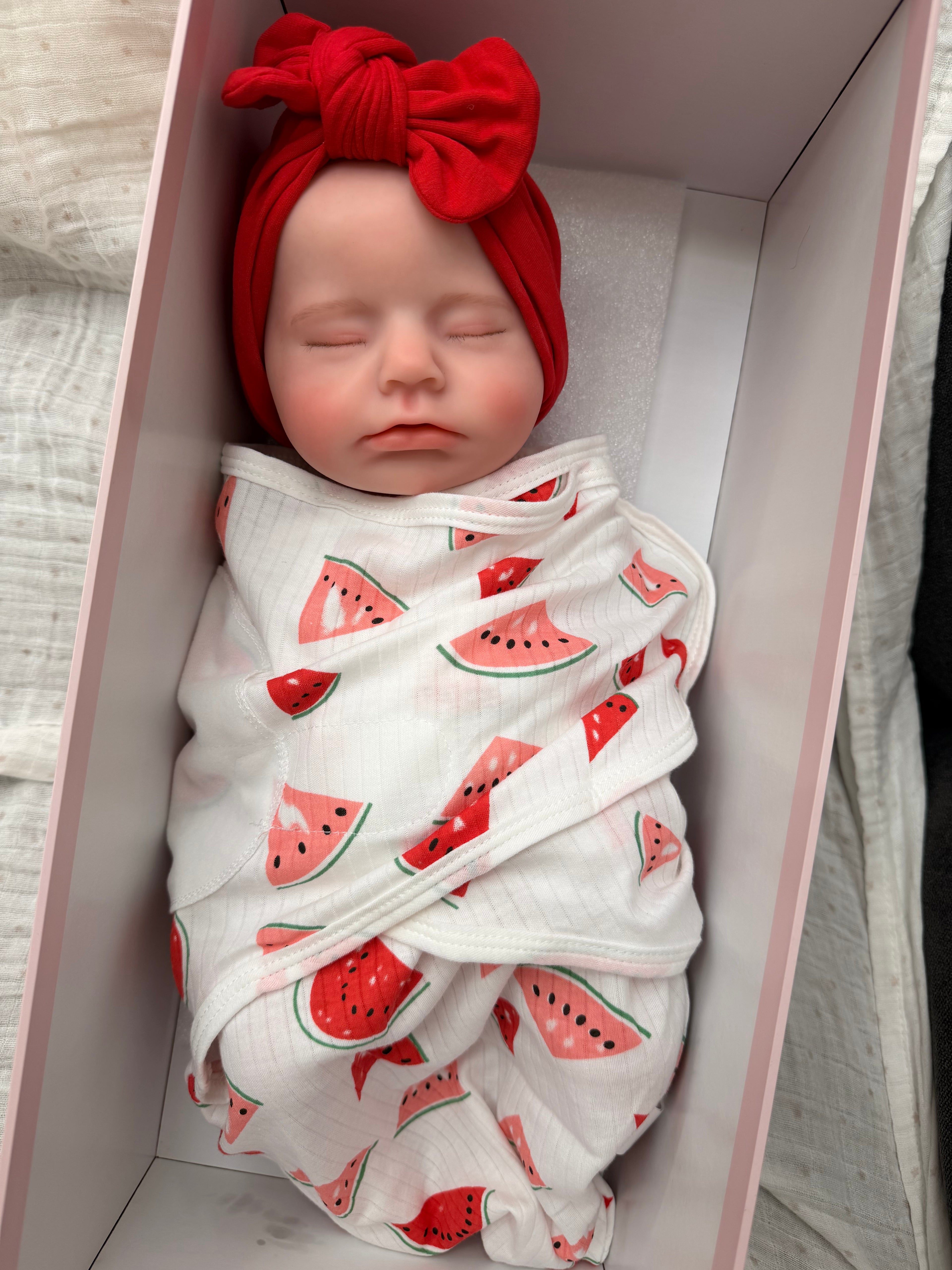 45cm Floppy Full Body Silicone Reborn Baby Girl – AVA | Dollsy