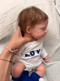 47cm Full Body Silicone Reborn Baby Boy with Hand-Rooted Mohair Hair – JACK | Dollsy