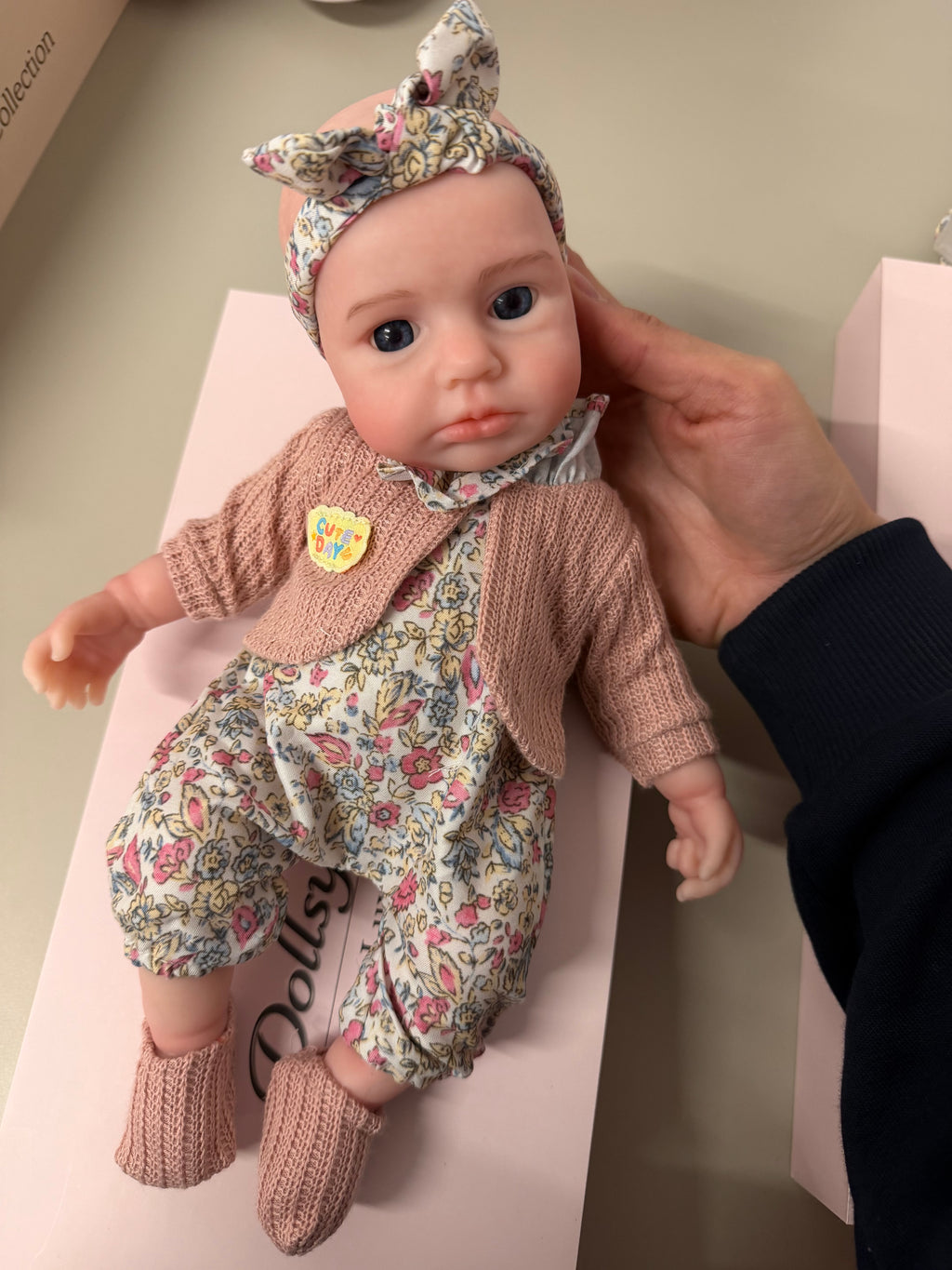33cm Full Body Silicone Reborn Baby Girl – Mini KELLSY | Dollsy