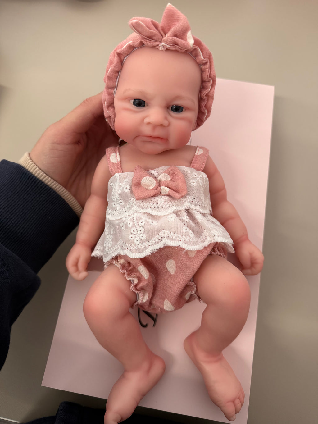 33cm Full Body Silicone Reborn Baby Girl – Mini Karen | Dollsy