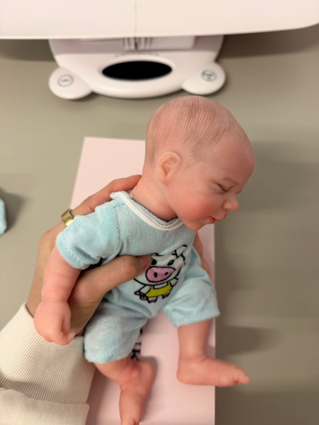 33cm Full Body Silicone Reborn Baby Boy – Mini JACK (with painted hair)| Dollsy