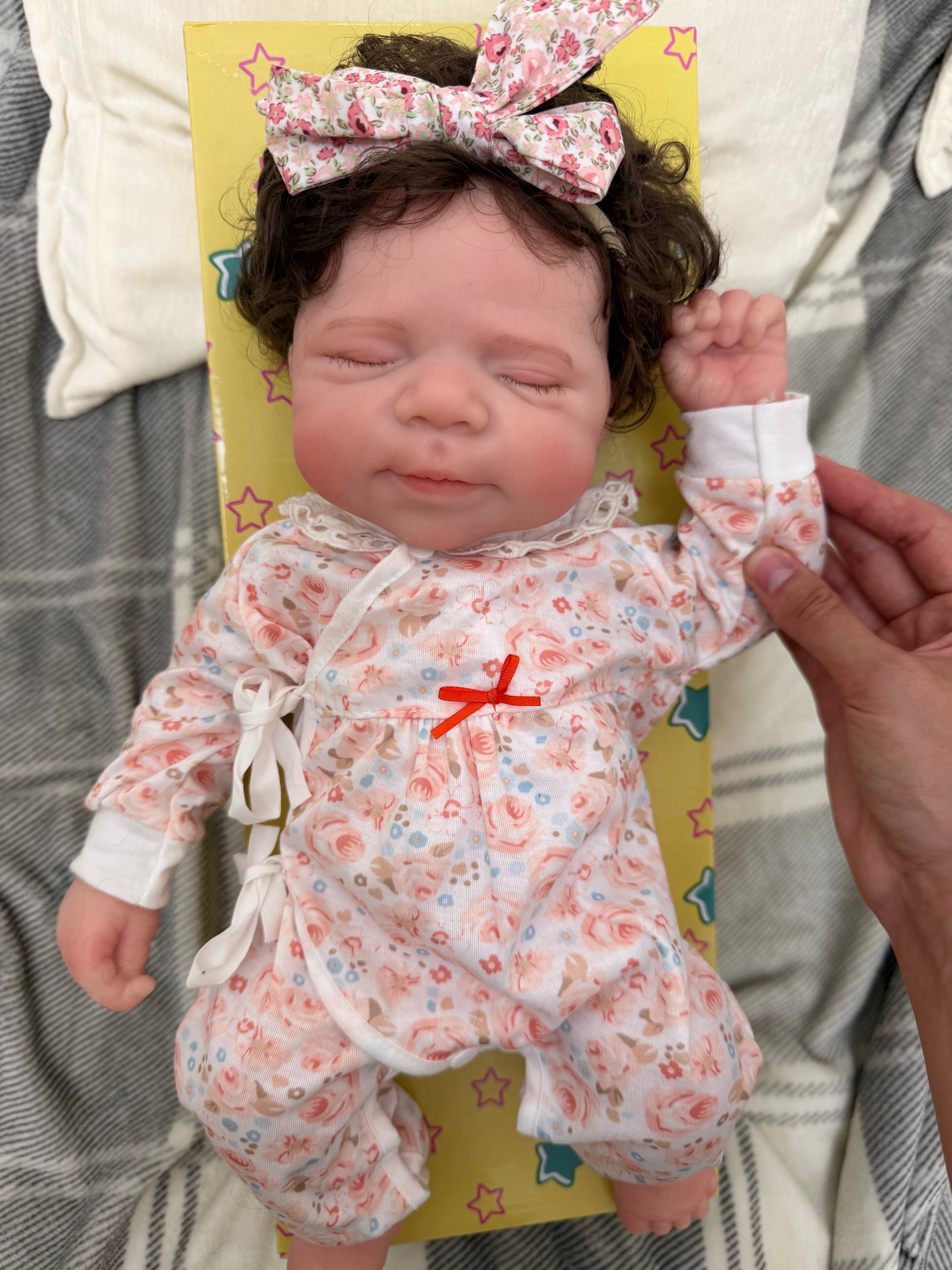 MIA - Realistic 100% Silicone Reborn Baby Doll 47cm, Squishy & Floppy