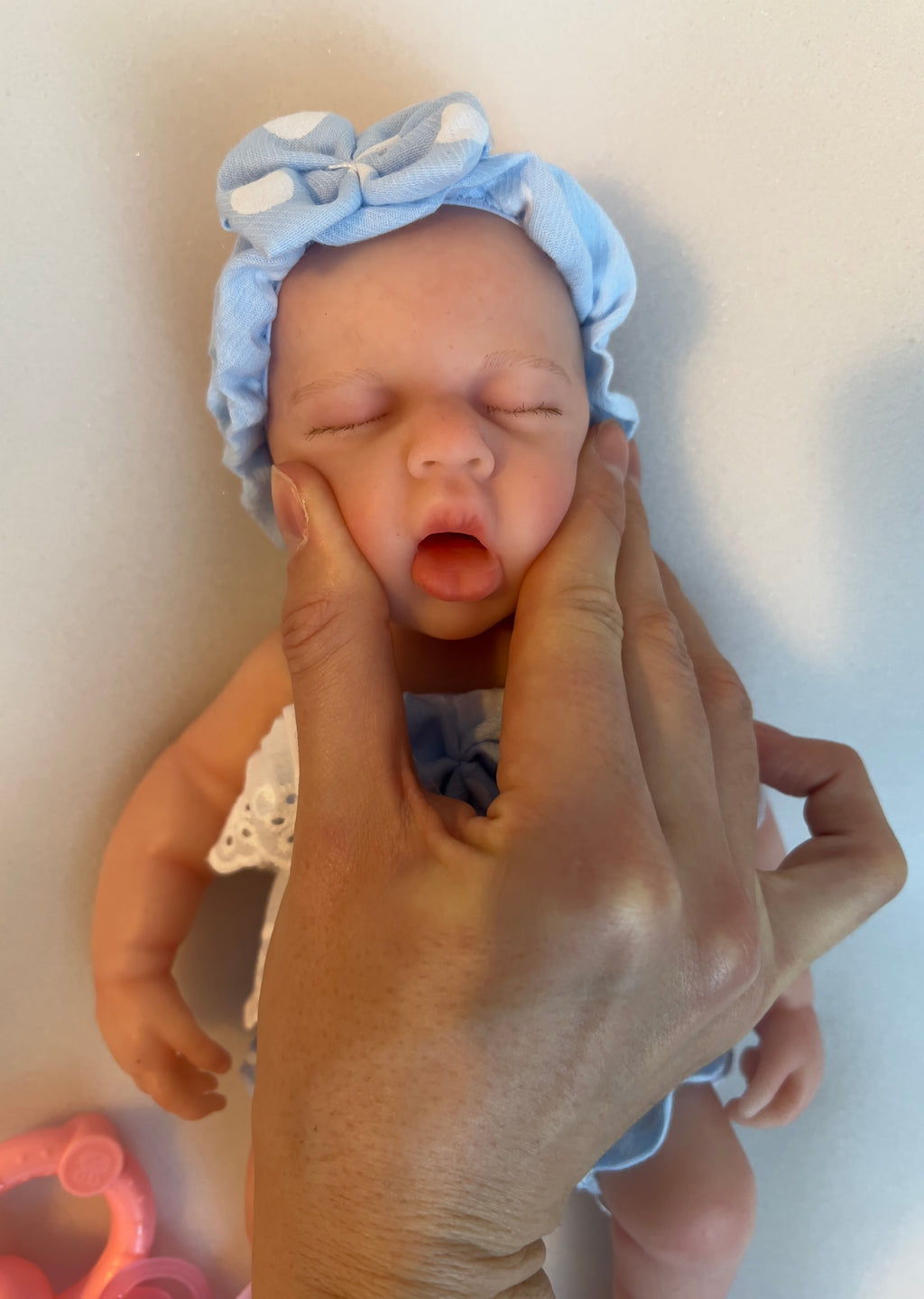 Realistic Silicone Baby Girl Doll – 33cm, Squishy & Floppy