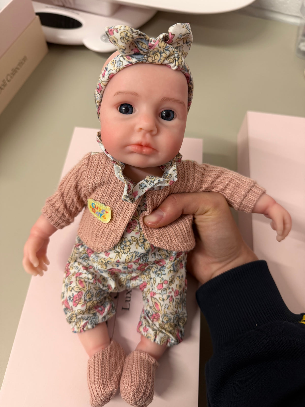 33cm Full Body Silicone Reborn Baby Girl – Mini KELLSY | Dollsy