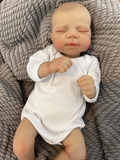 Realistic Reborn Baby Doll – 47cm Soft Cloth Body with Vinyl Limbs & Accessories