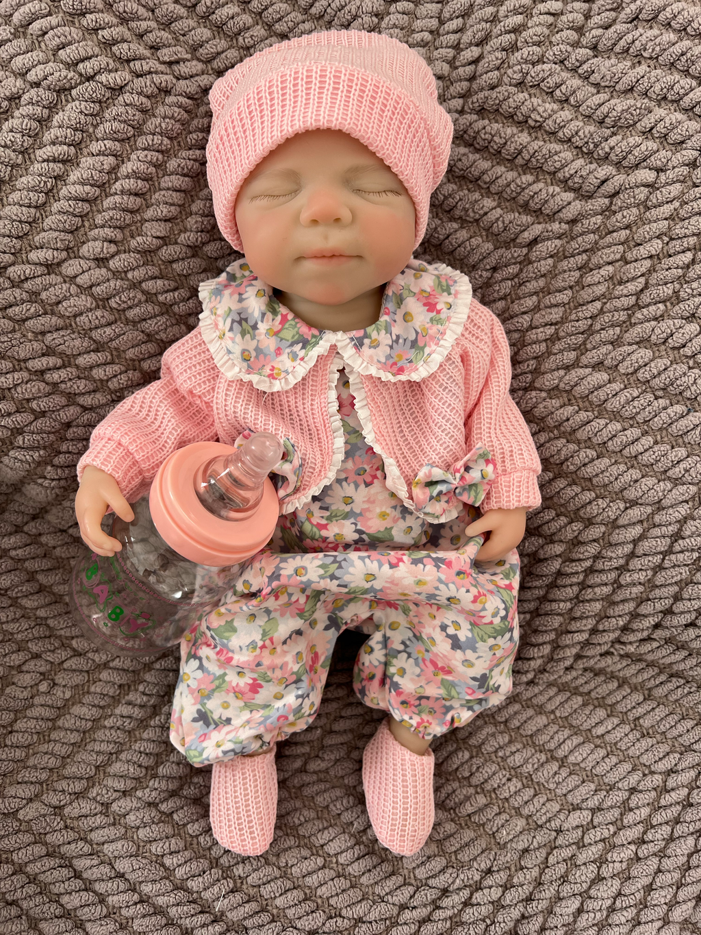Realistic Silicone Baby Girl Doll – 33cm, Squishy & Floppy