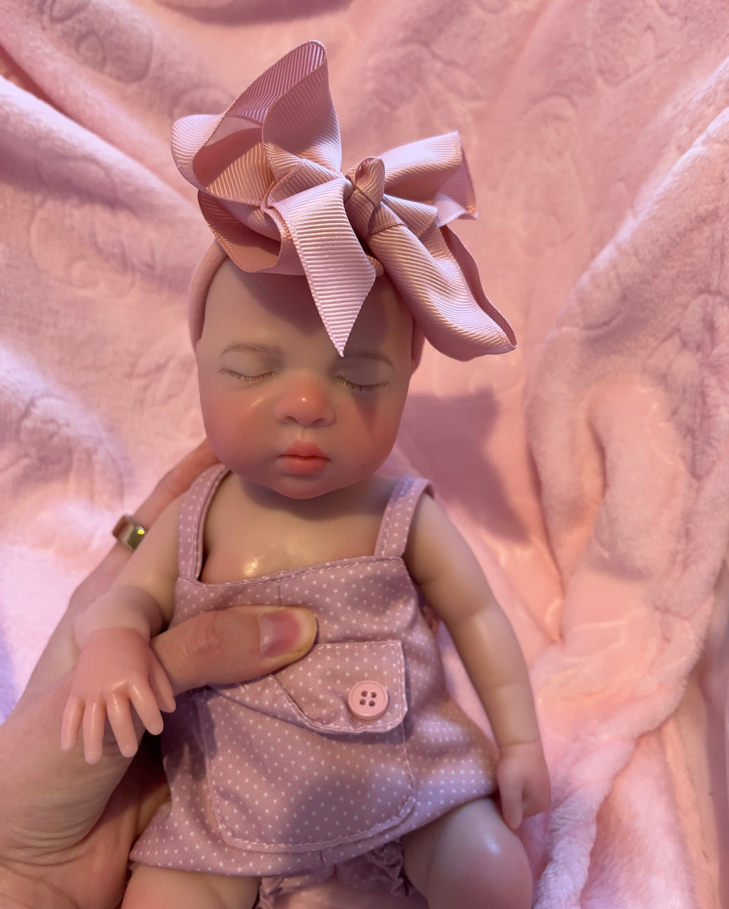 Mini ELLA - Realistic 100% Silicone Reborn Baby Doll 33cm, Squishy & Floppy