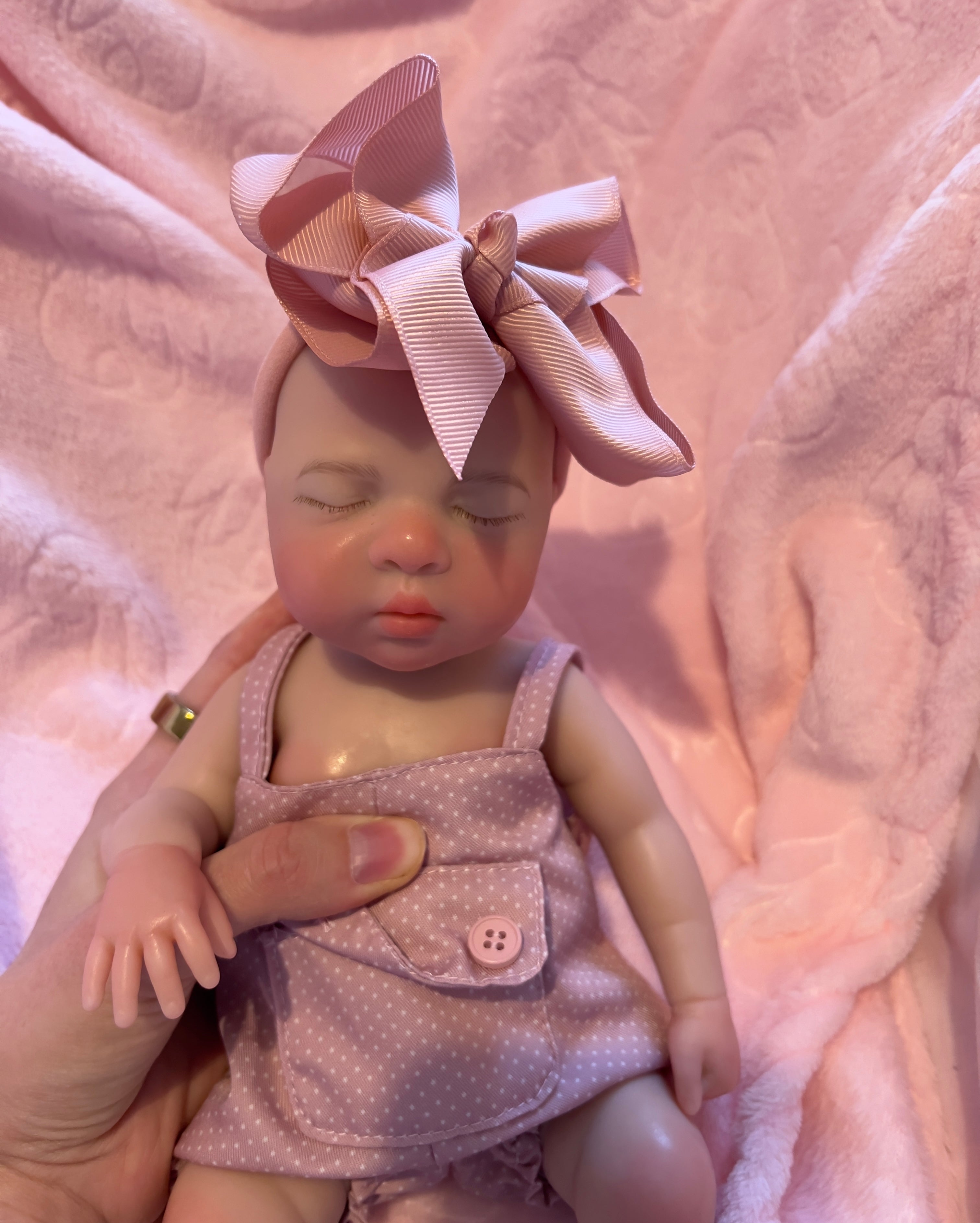Mini ELLA - Realistic 100% Silicone Reborn Baby Doll 33cm, Squishy & Floppy