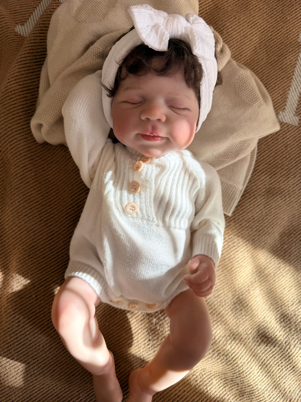 Realistic Full Vinyl Reborn Style Baby Girl – 47cm with Accessories
