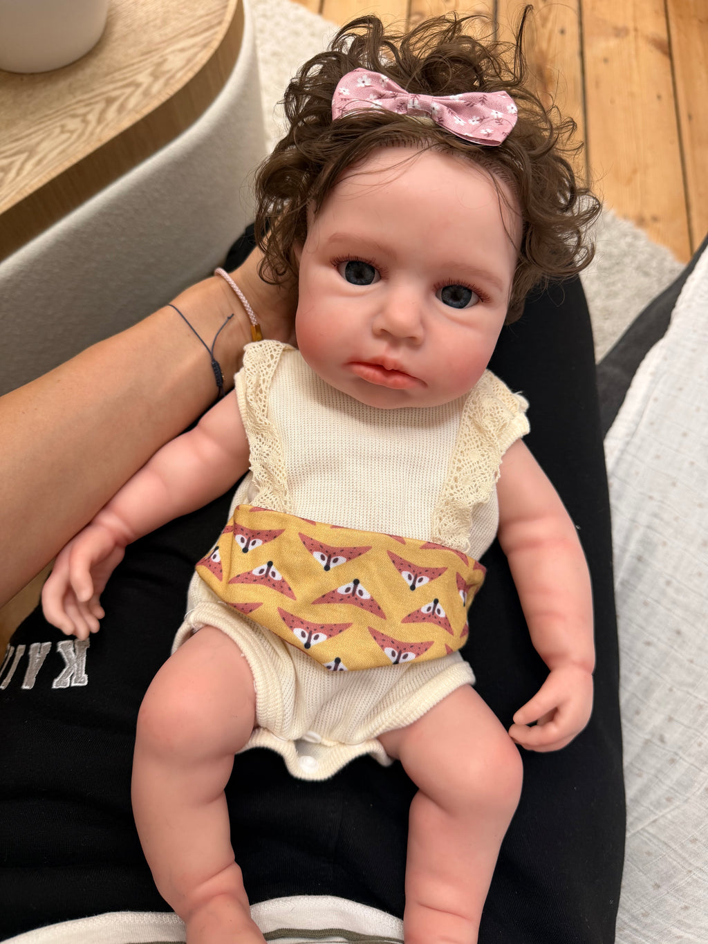 47cm Full Body Silicone Reborn Baby Girl with Rooted Nylon Hair – ISABELLA | Dollsy