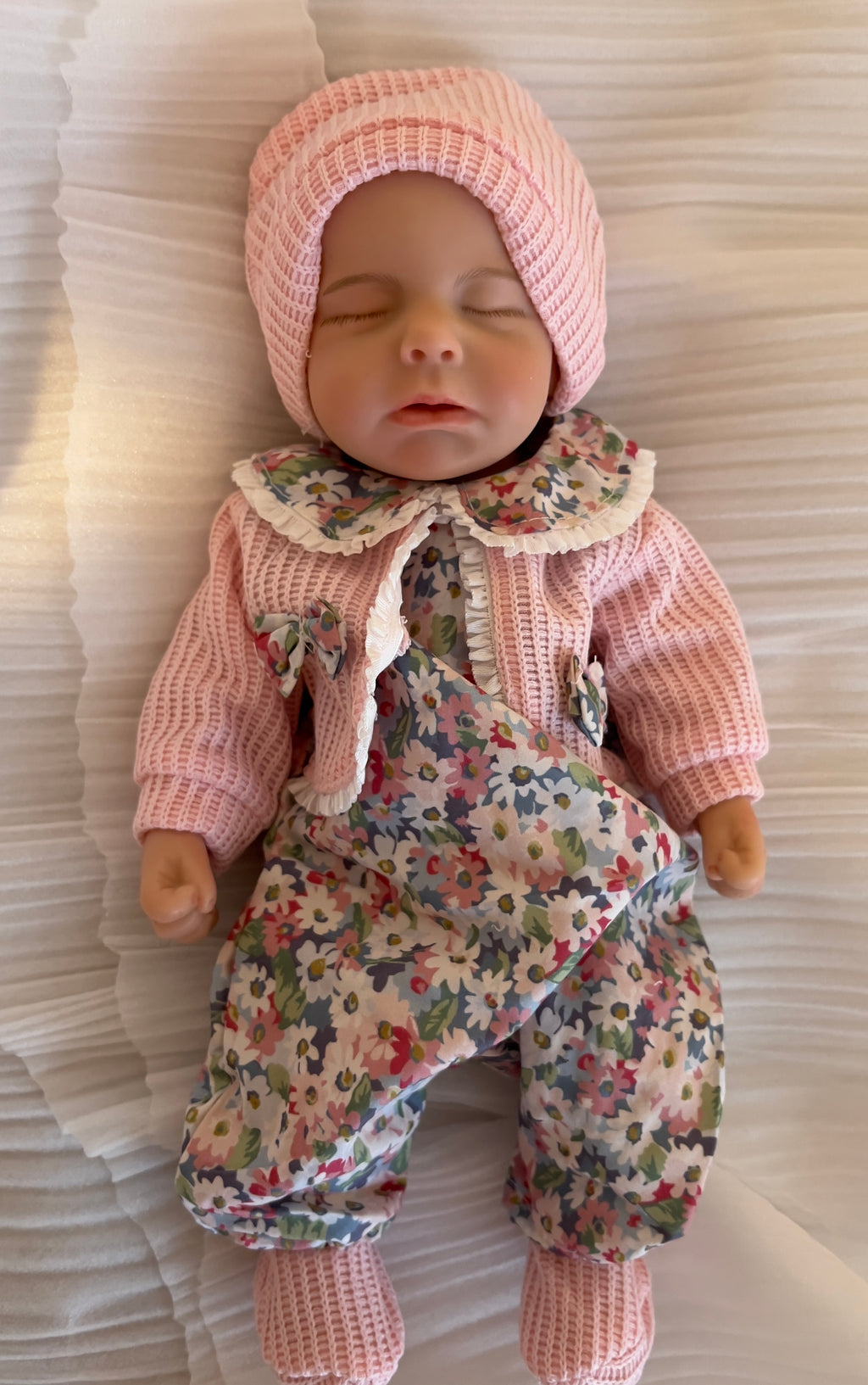 Realistic Silicone Baby Girl Doll – 33cm, Squishy & Floppy