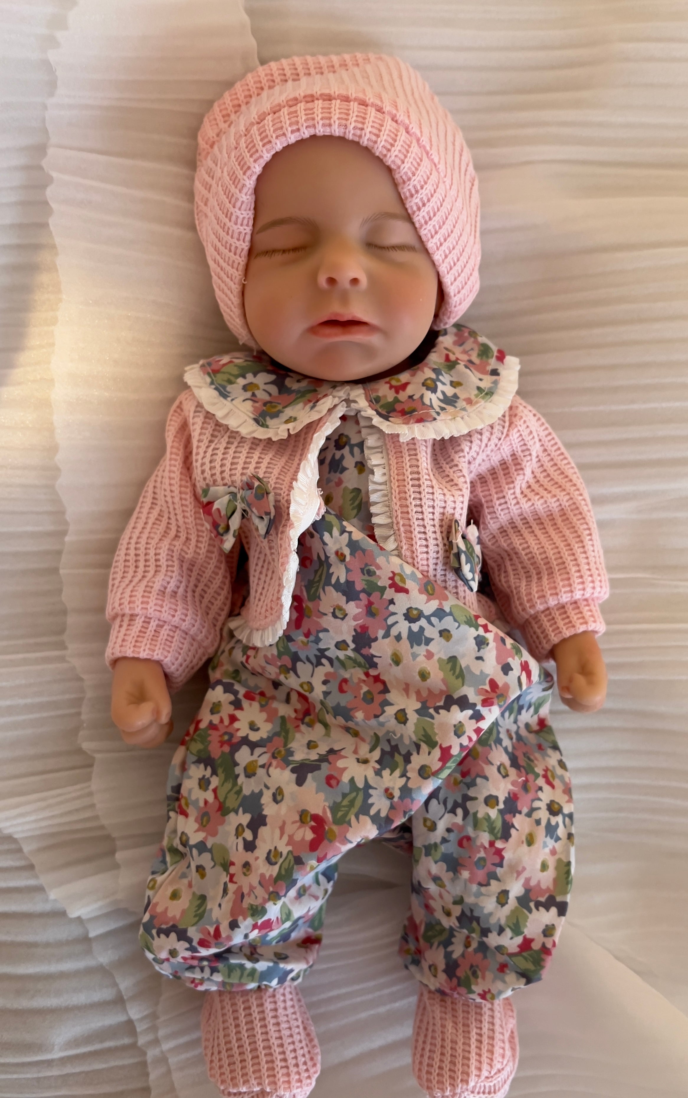 Realistic Silicone Baby Girl Doll – 33cm, Squishy & Floppy