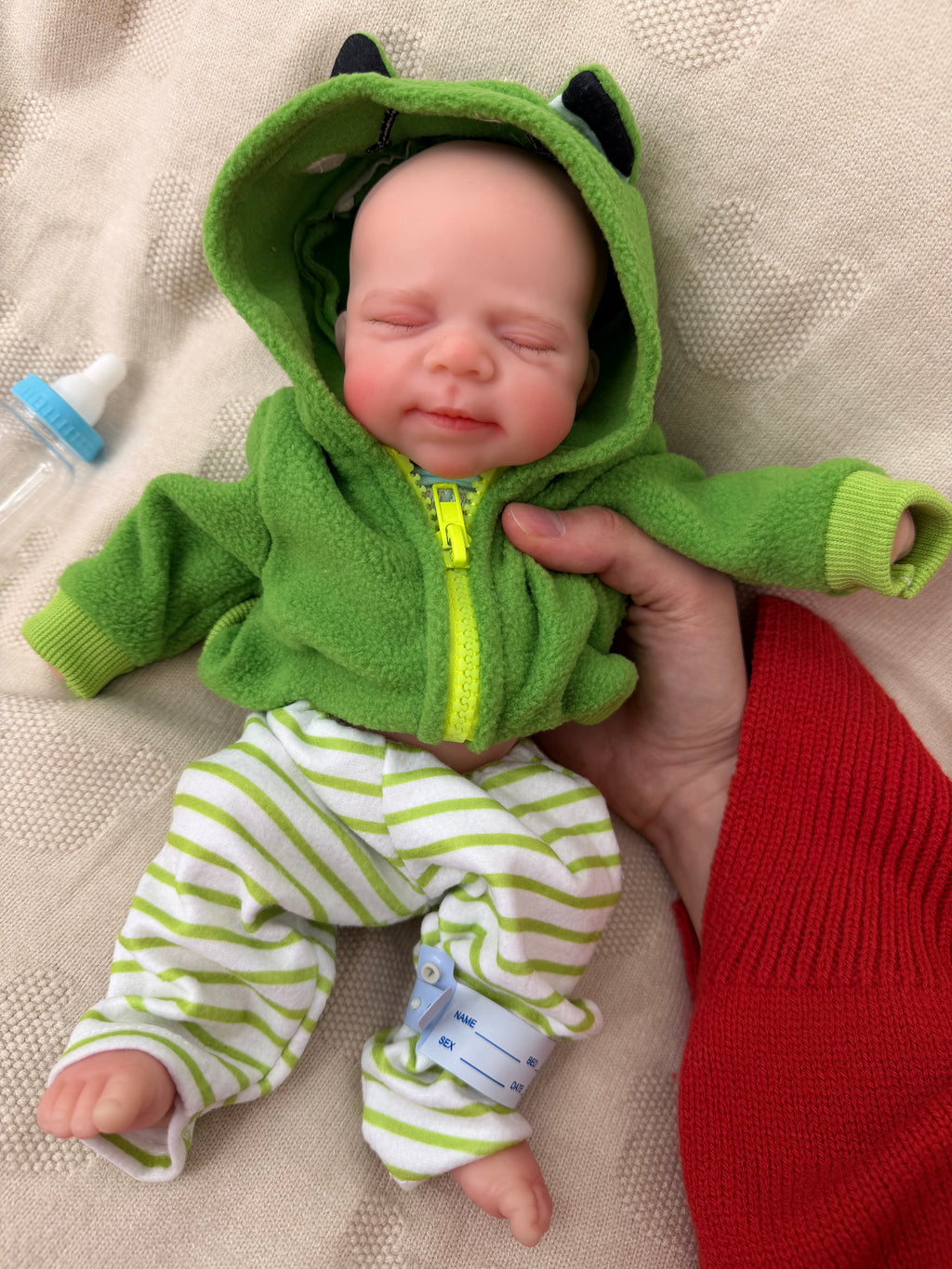 Mini JACK - Realistic 100% Silicone Reborn Baby Doll Boy 33cm, Squishy & Floppy