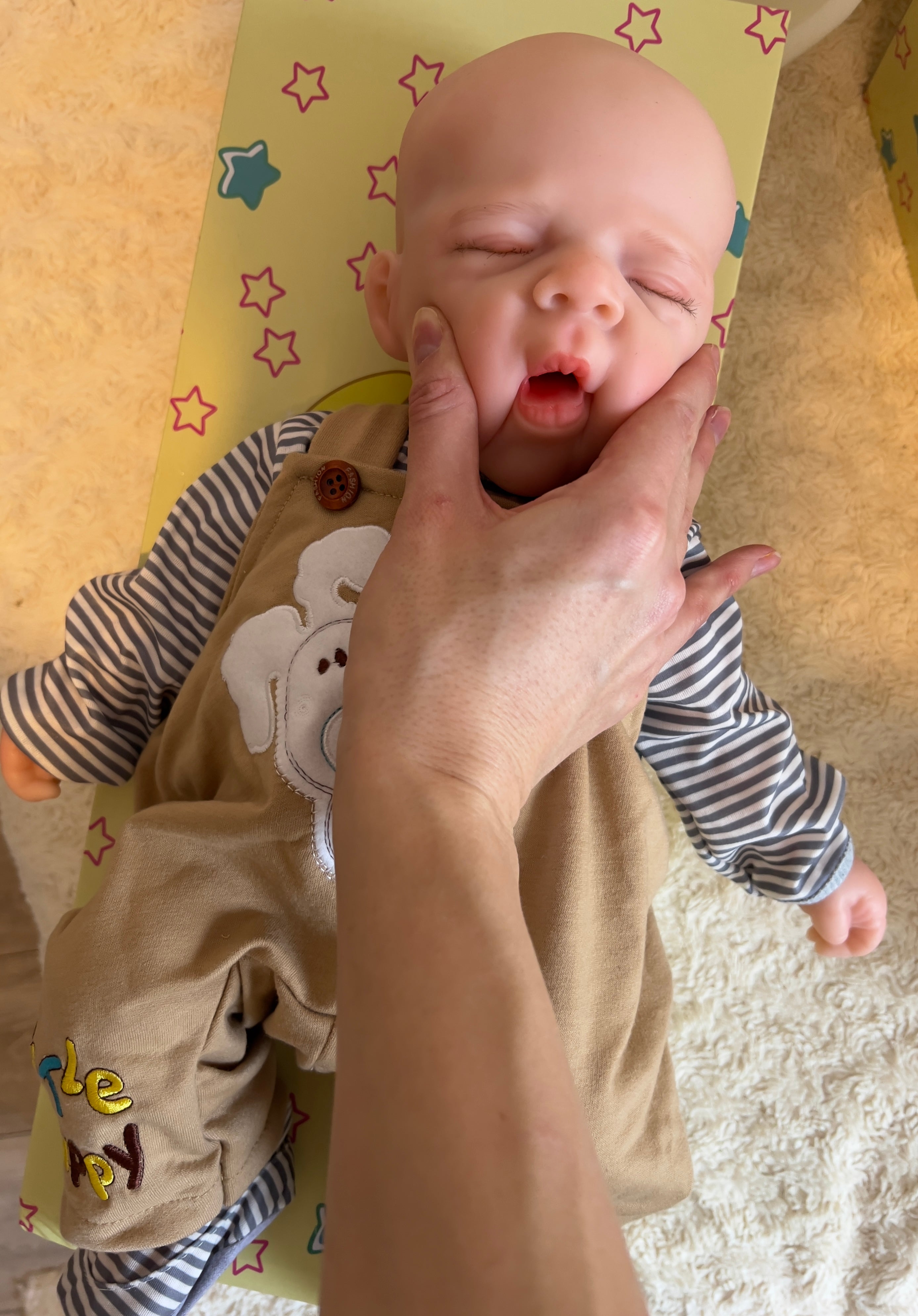 JACK - Realistic 100% Silicone Reborn Baby Doll Boy 47cm, Squishy & Floppy
