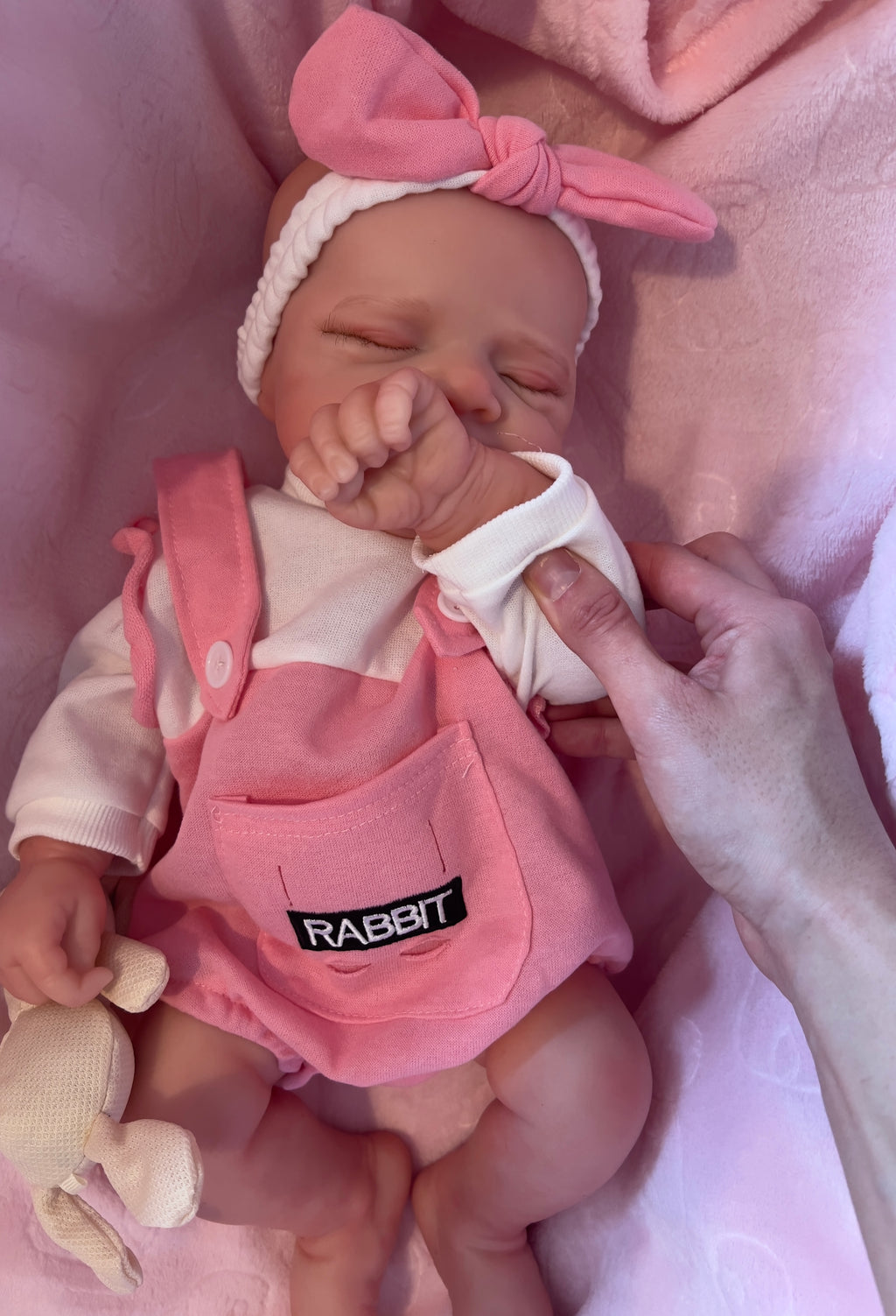 MIA - Realistic 100% Silicone Reborn Baby Doll 47cm, Squishy & Floppy