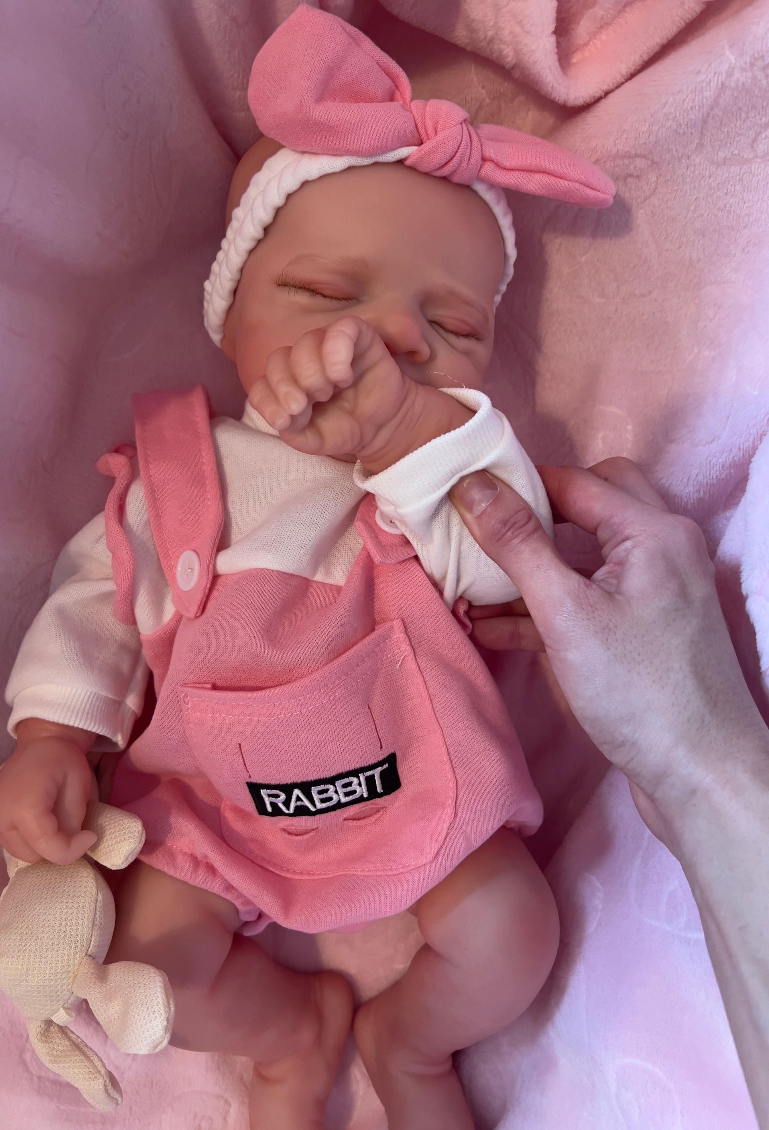 MIA - Realistic 100% Silicone Reborn Baby Doll 47cm, Squishy & Floppy