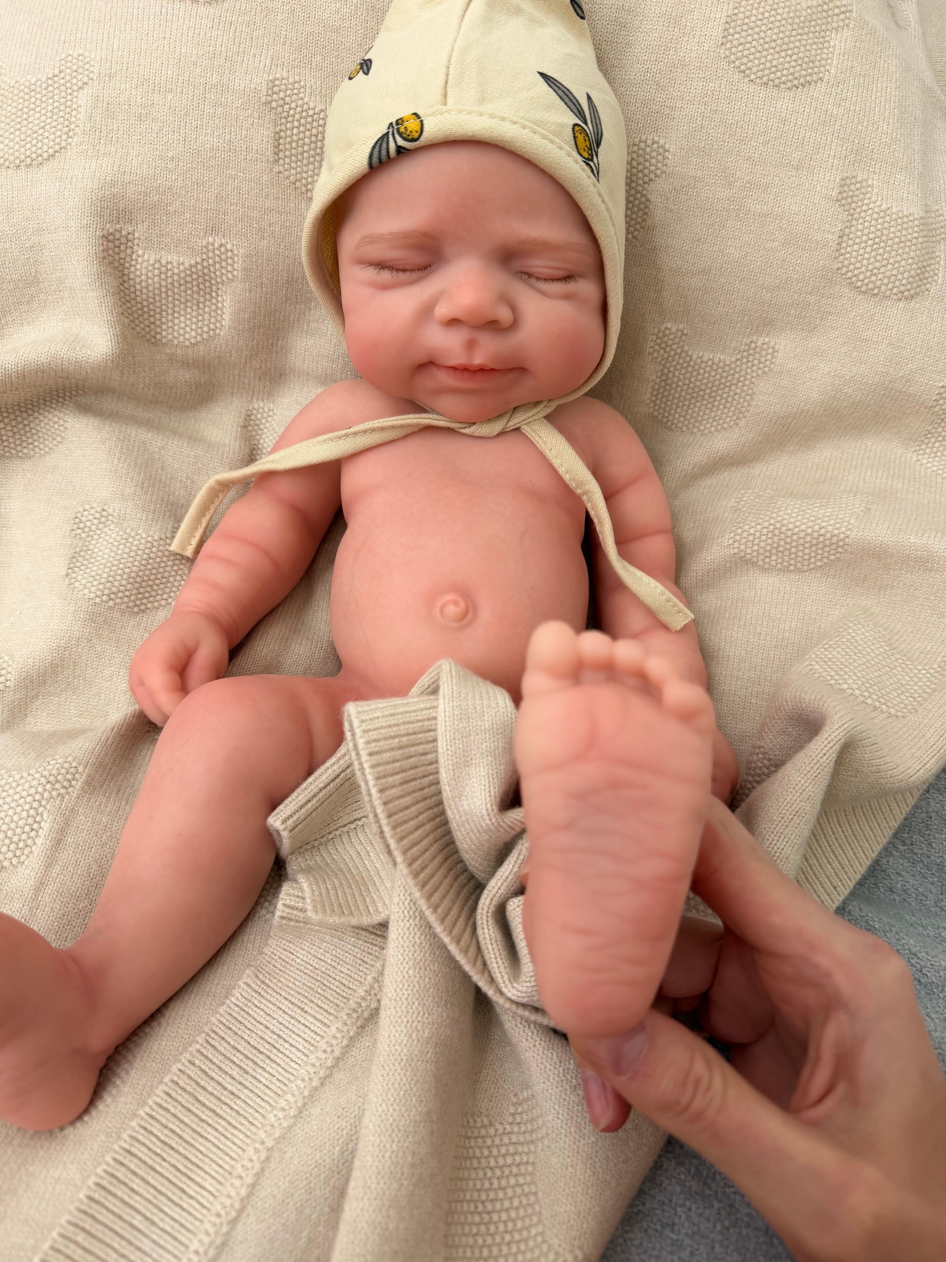 JACK - Realistic 100% Silicone Reborn Baby Doll Boy 47cm, Squishy & Floppy