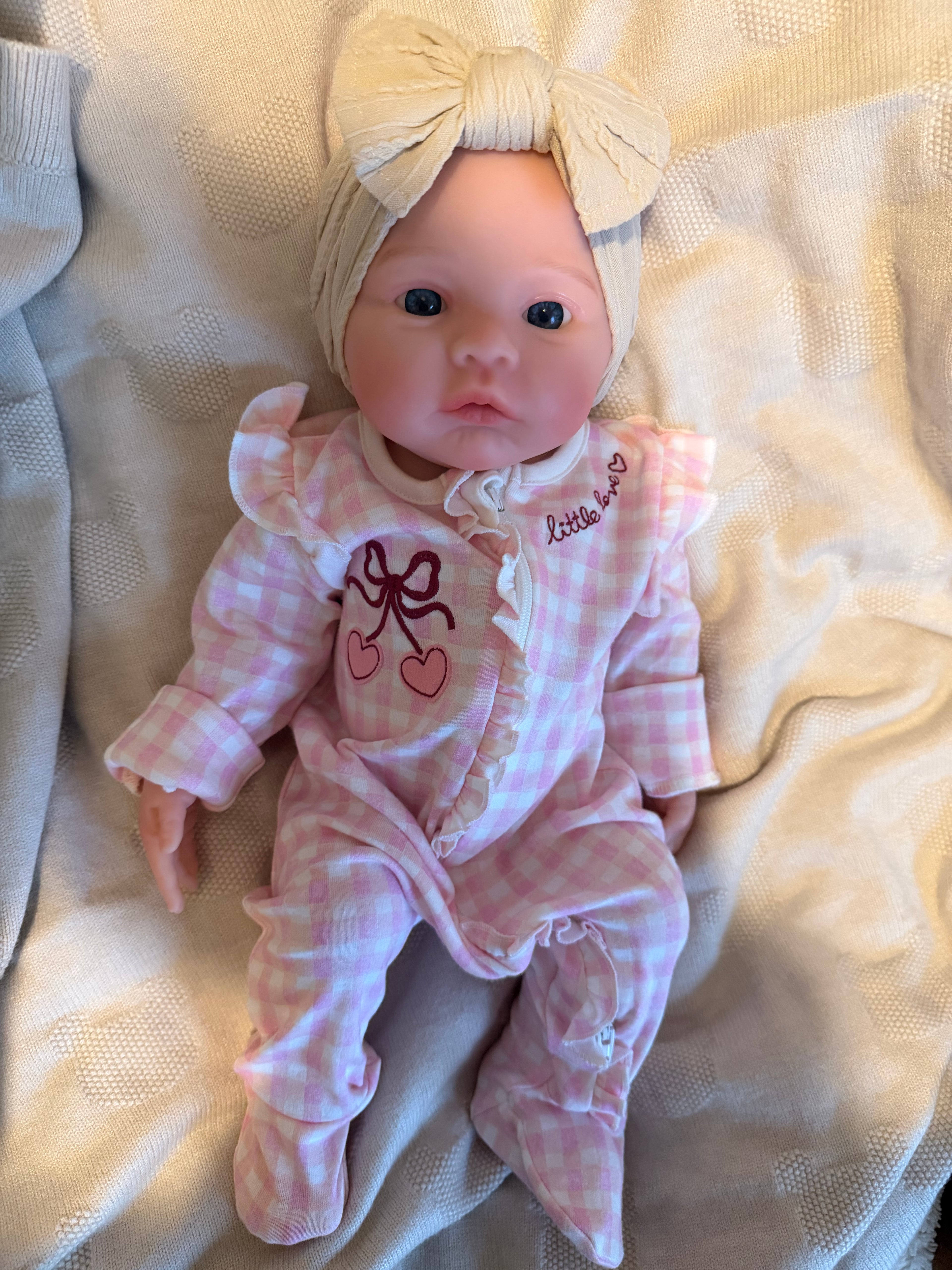 ARIA - Realistic 100% Silicone Reborn Baby Doll 47cm, Squishy & Floppy