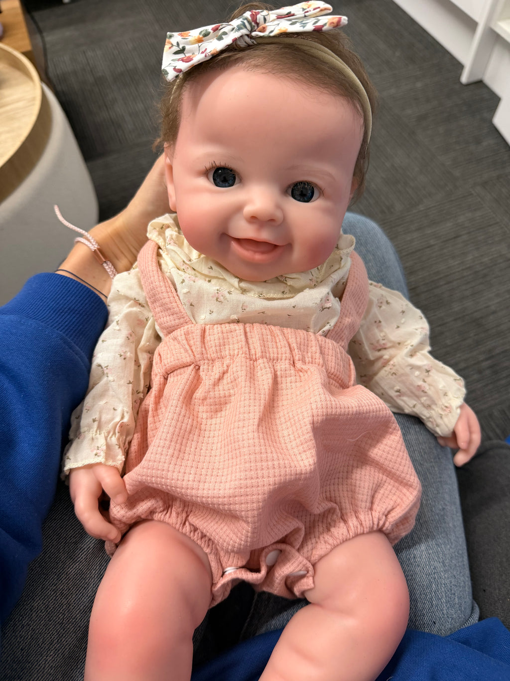 50cm Full Body Silicone Reborn Baby Girl with Hand-Rooted Mohair Hair – BLAKE | Dollsy