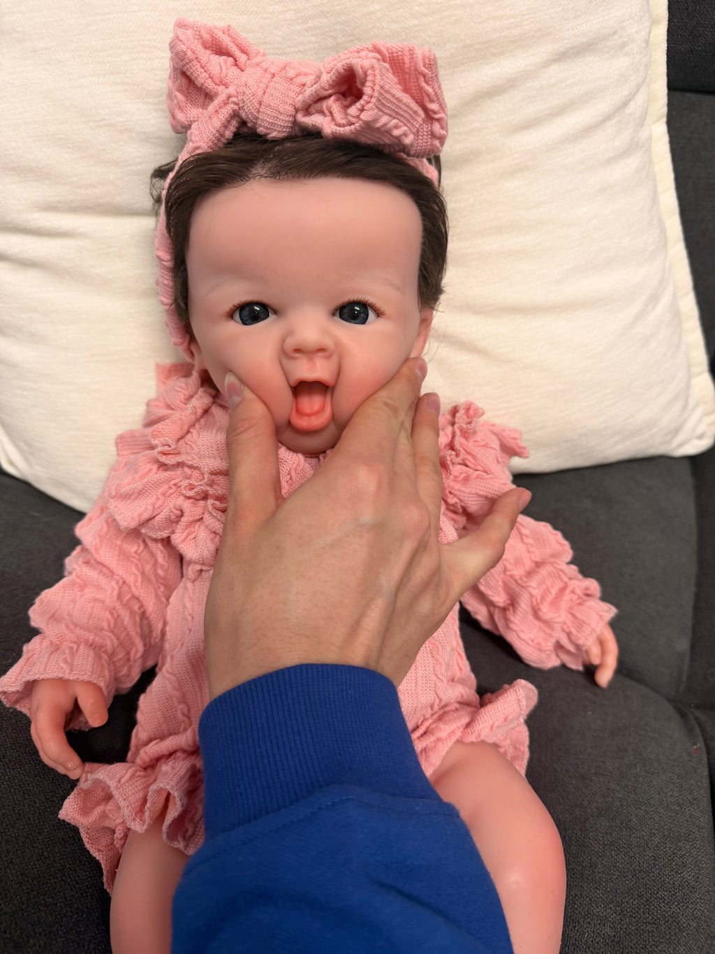 50cm Full Body Silicone Reborn Baby Girl with Rooted Nylon Hair – BLAKE | Dollsy