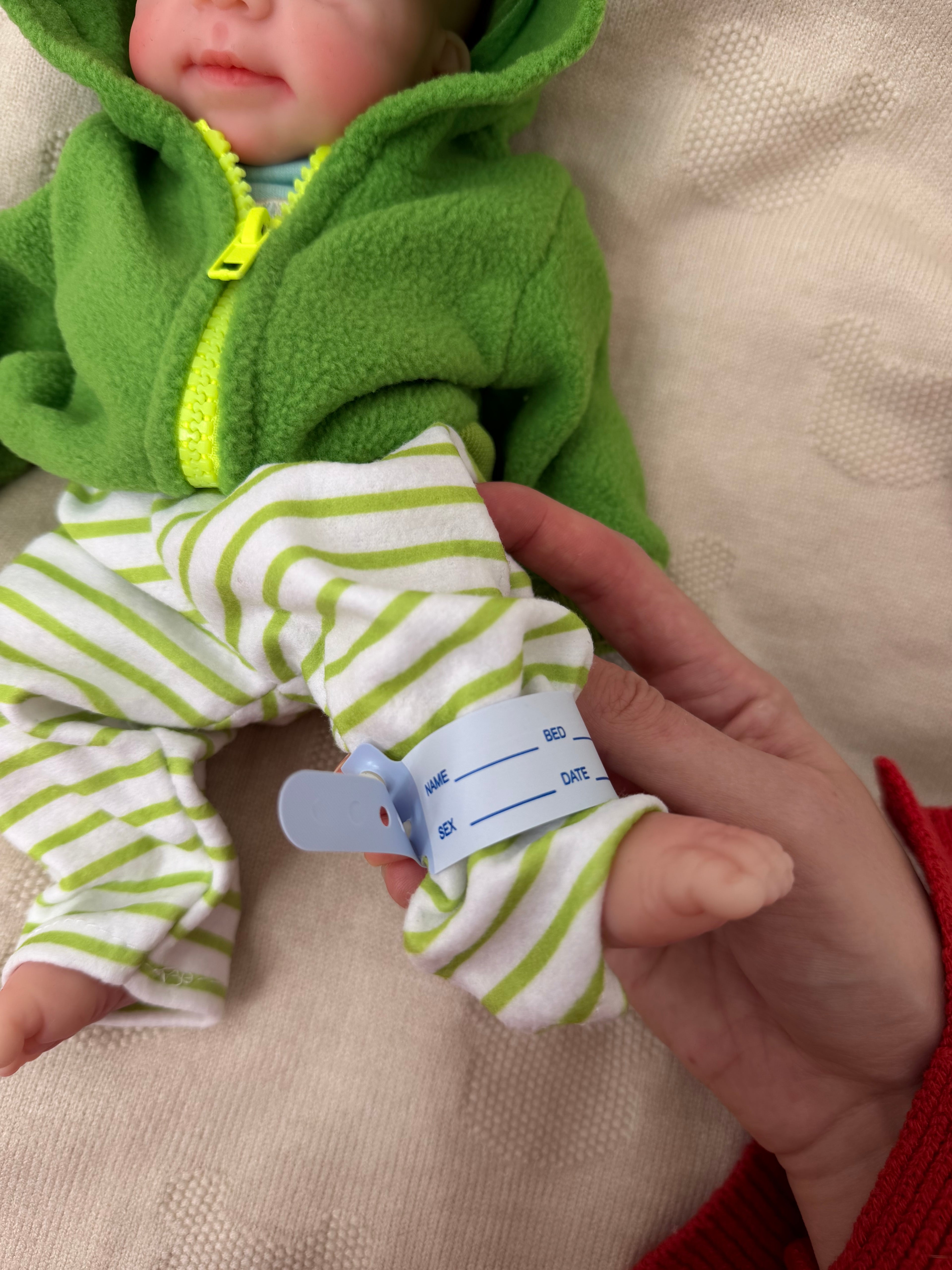 Mini JACK - Realistic 100% Silicone Reborn Baby Doll Boy 33cm, Squishy & Floppy