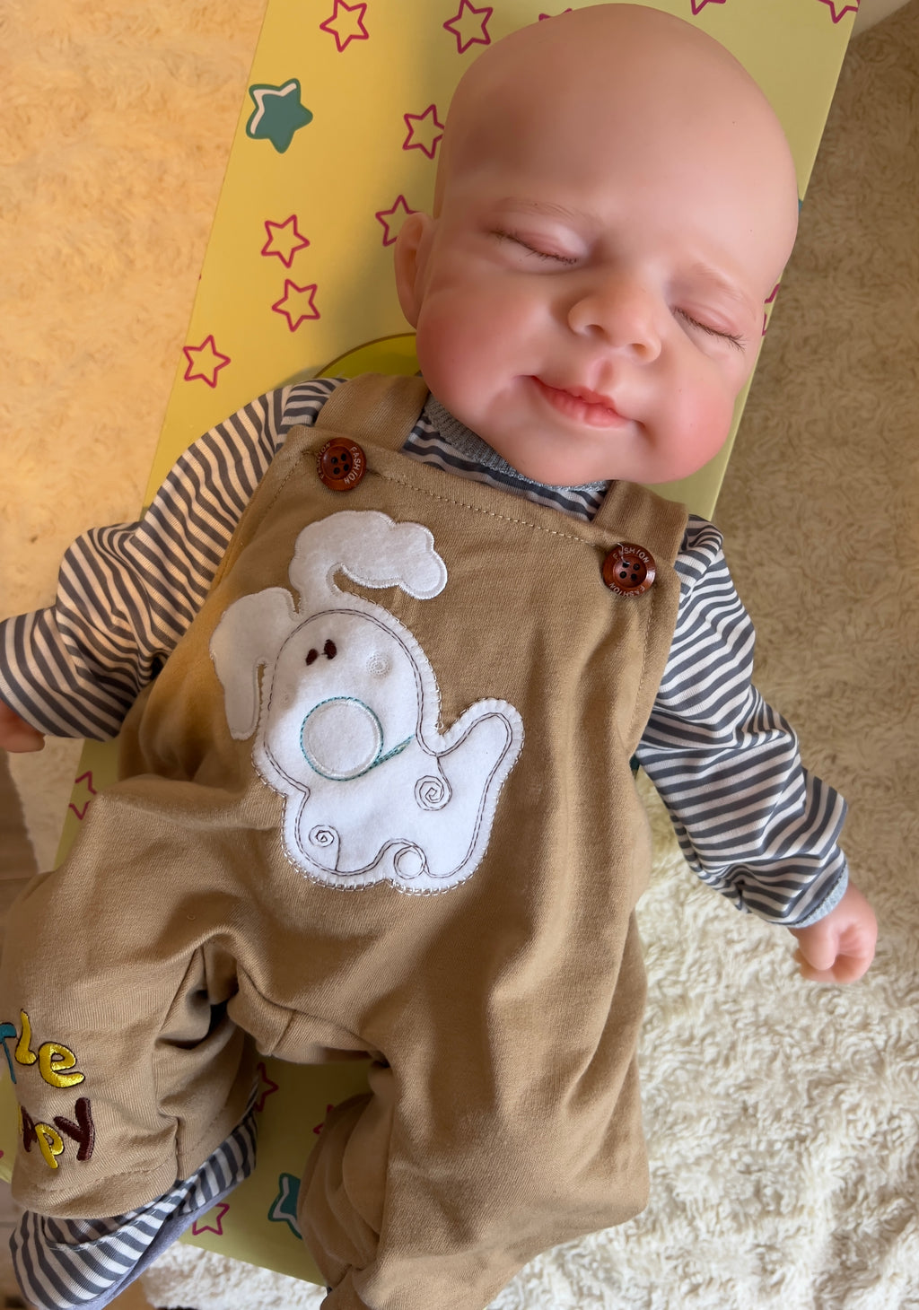 JACK - Realistic 100% Silicone Reborn Baby Doll Boy 47cm, Squishy & Floppy