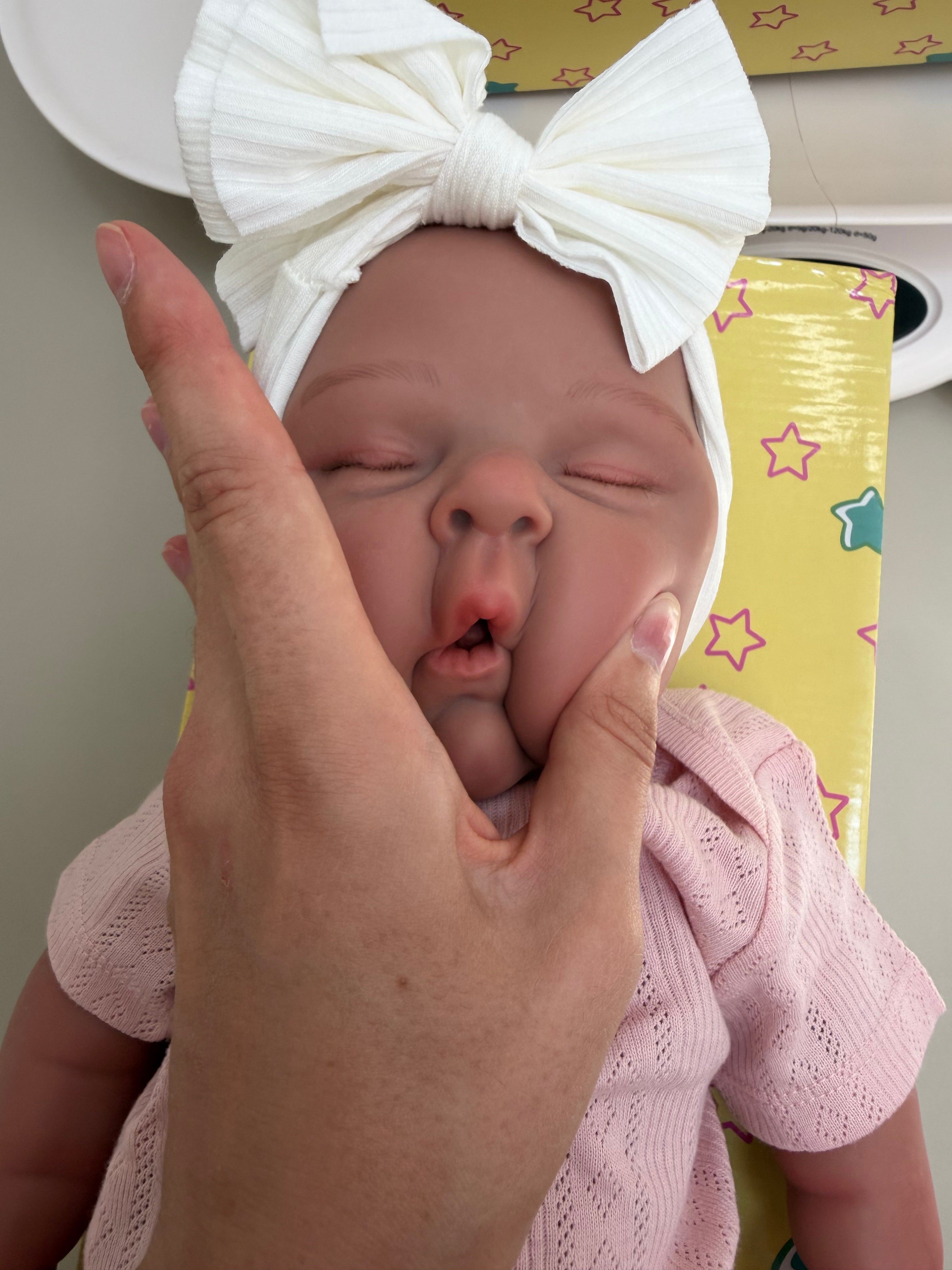 47cm Floppy Full Body Silicone Reborn Baby Girl – Sunny (Dark Skin) | Dollsy