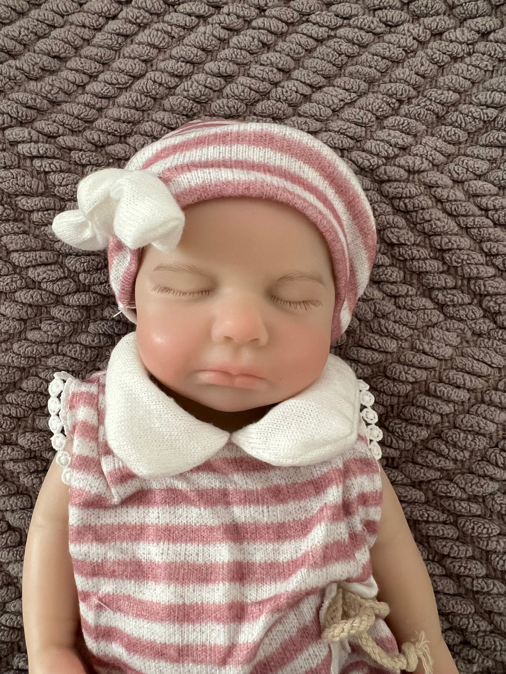 Realistic Silicone Baby Girl Doll – 33cm, Squishy & Floppy