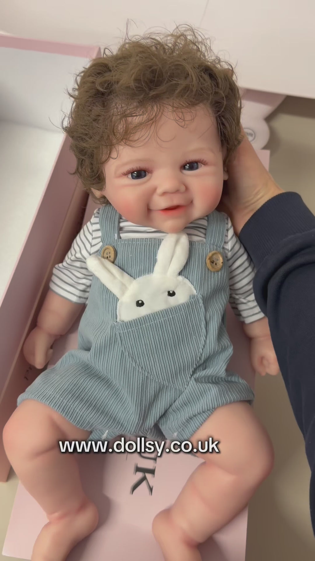 47cm Full Body Silicone Reborn Baby Boy with Hand-Rooted Nylon Hair – JAMES | Dollsy
