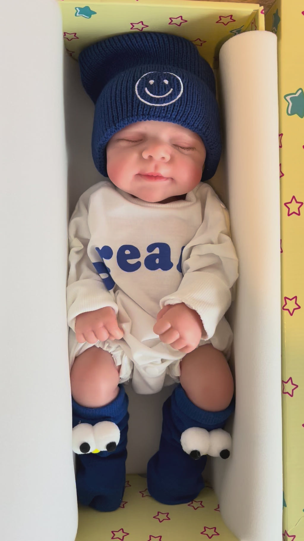 JACK - Realistic 100% Silicone Reborn Baby Doll Boy 47cm, Squishy & Floppy