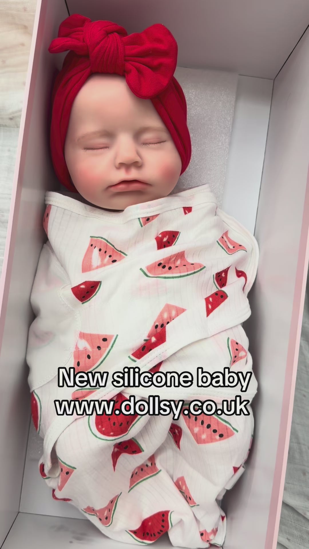 45cm Floppy Full Body Silicone Reborn Baby Girl – AVA | Dollsy