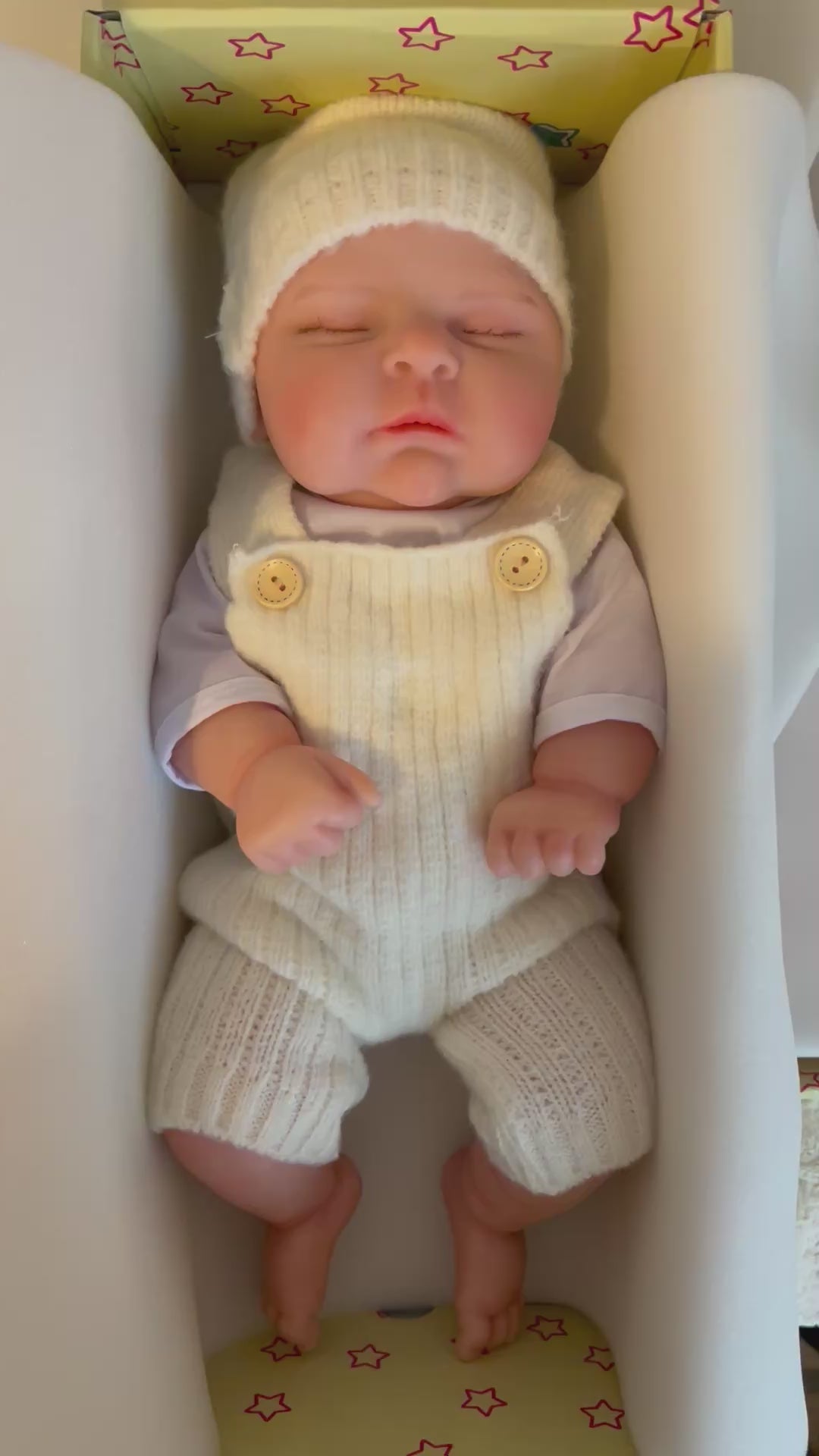 SUNNY - Realistic 100% Silicone Reborn Baby Doll 47cm, Squishy & Floppy