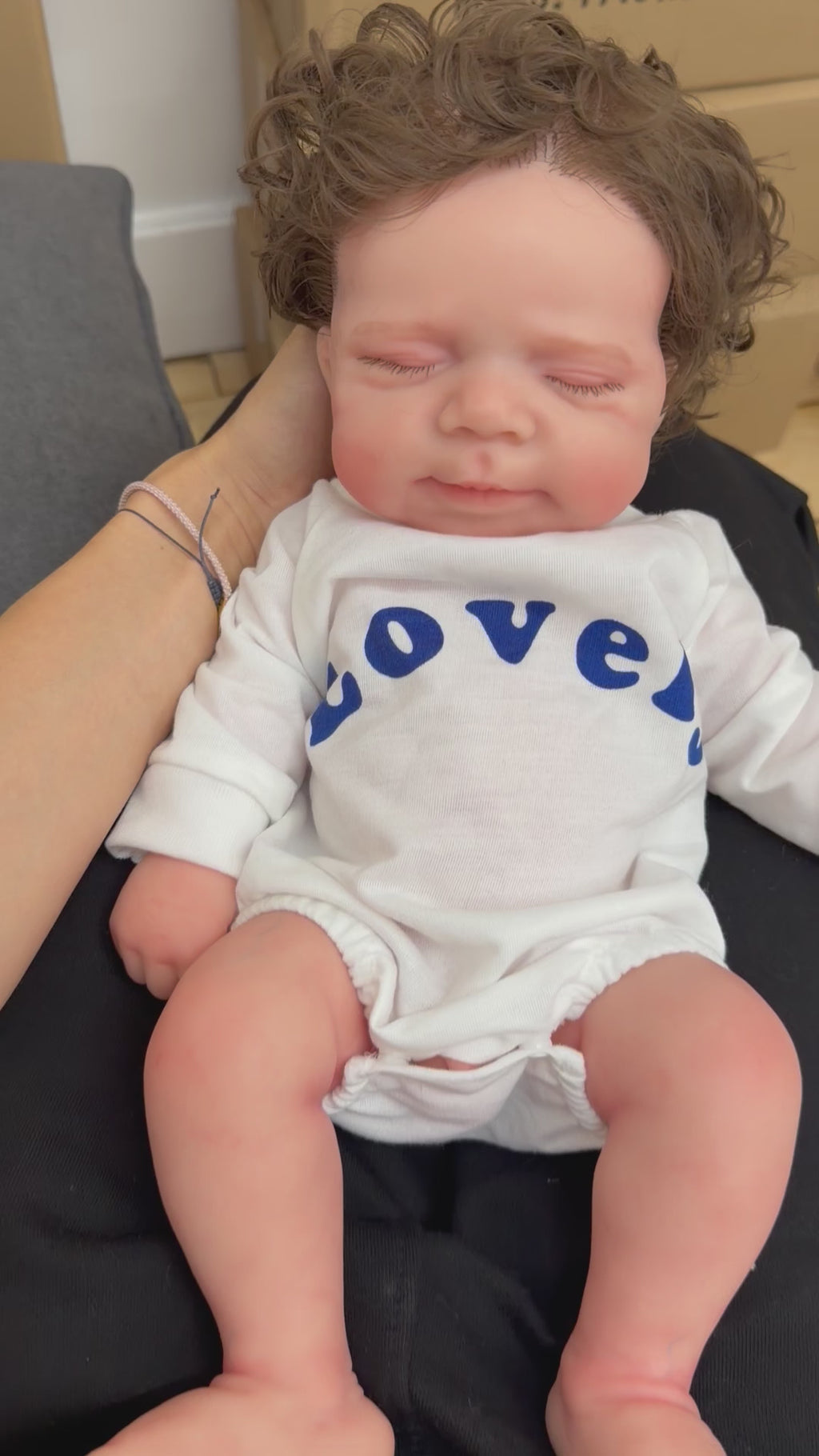 47cm Full Body Silicone Reborn Baby Boy with Hand-Rooted Nylon Hair – JACK | Dollsy